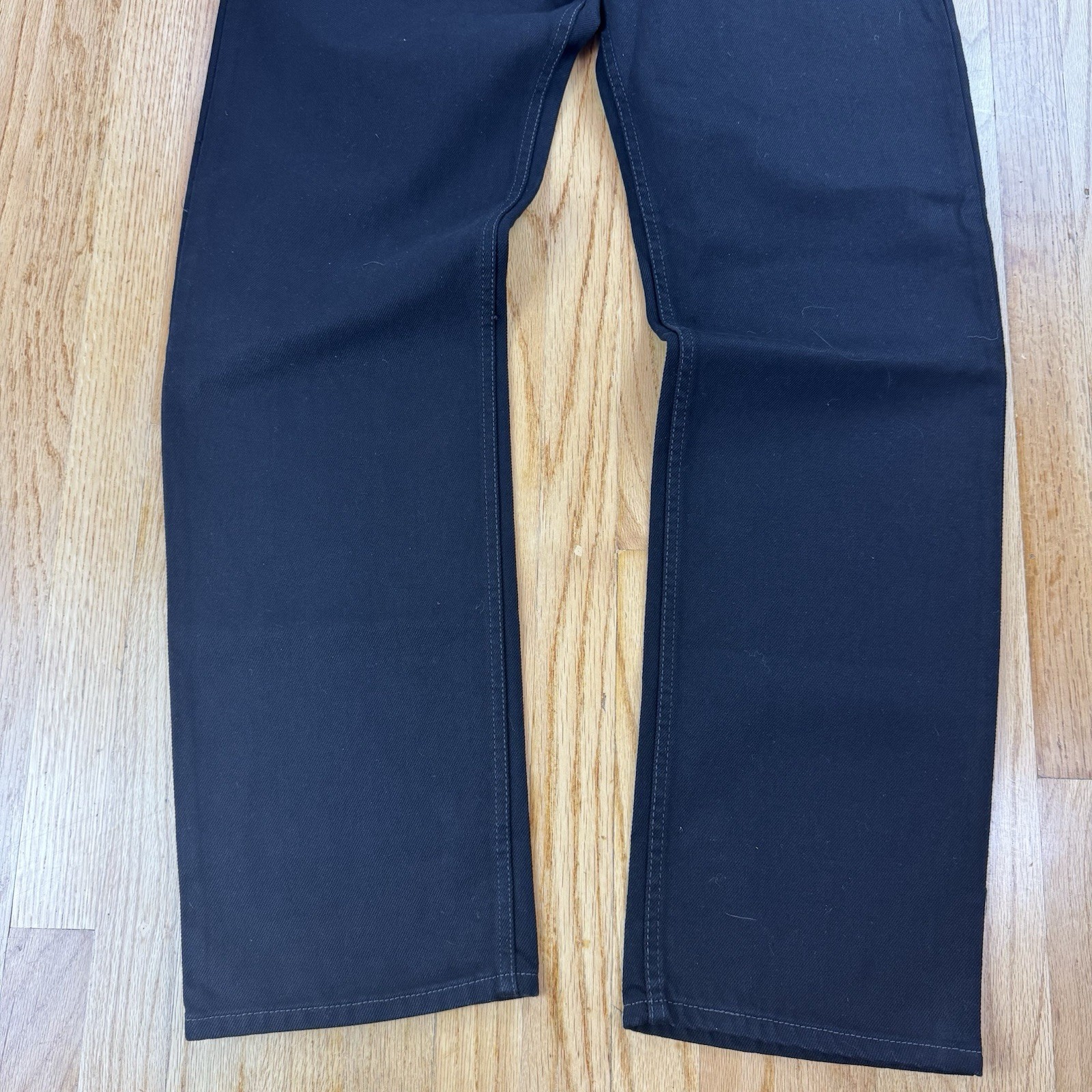 NWT Levis Regular Fit 505 Black Zipper Fly Tagged Sz 36×34