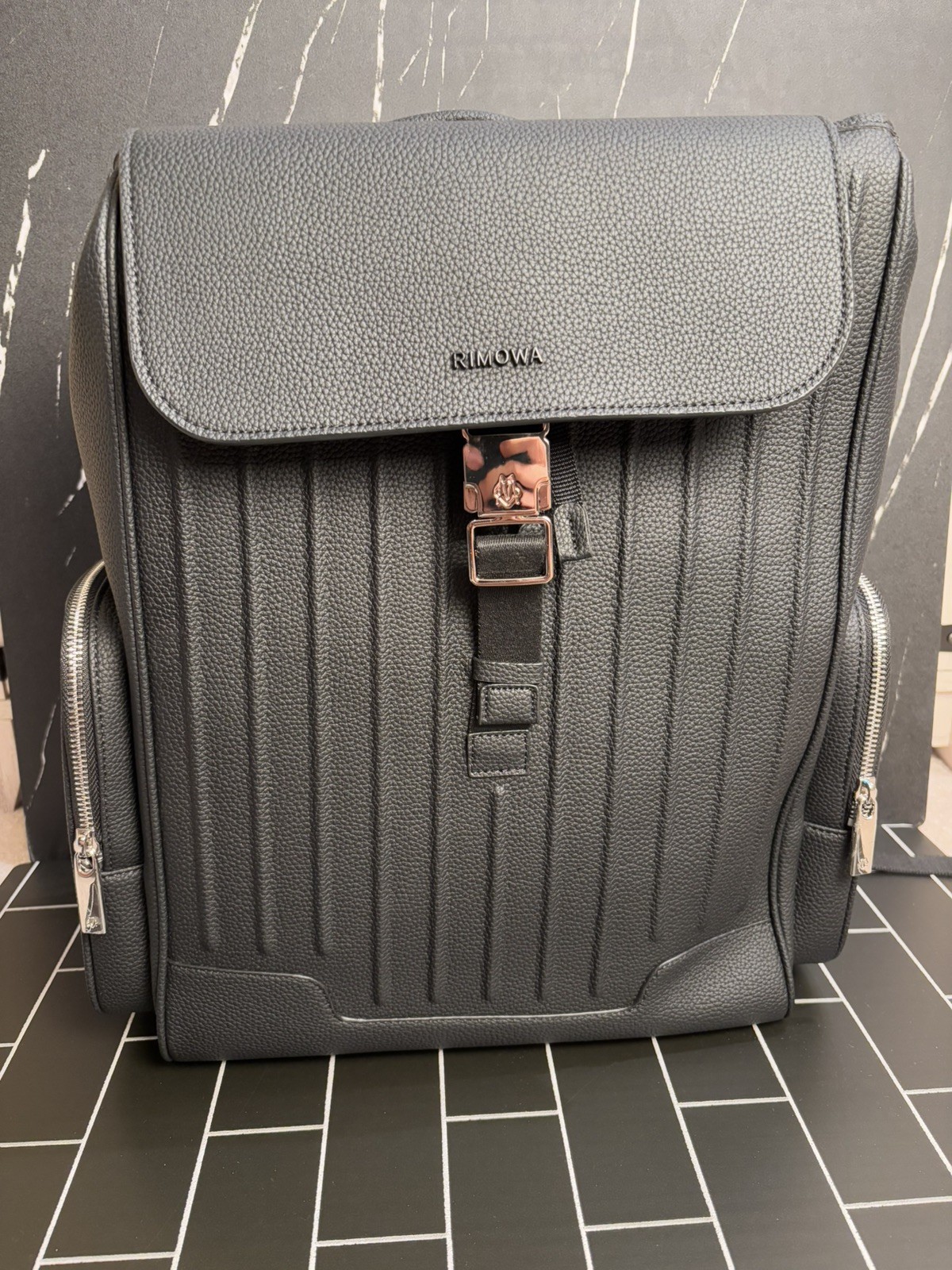 RIMOWA Never Still Flap Backpack Black
