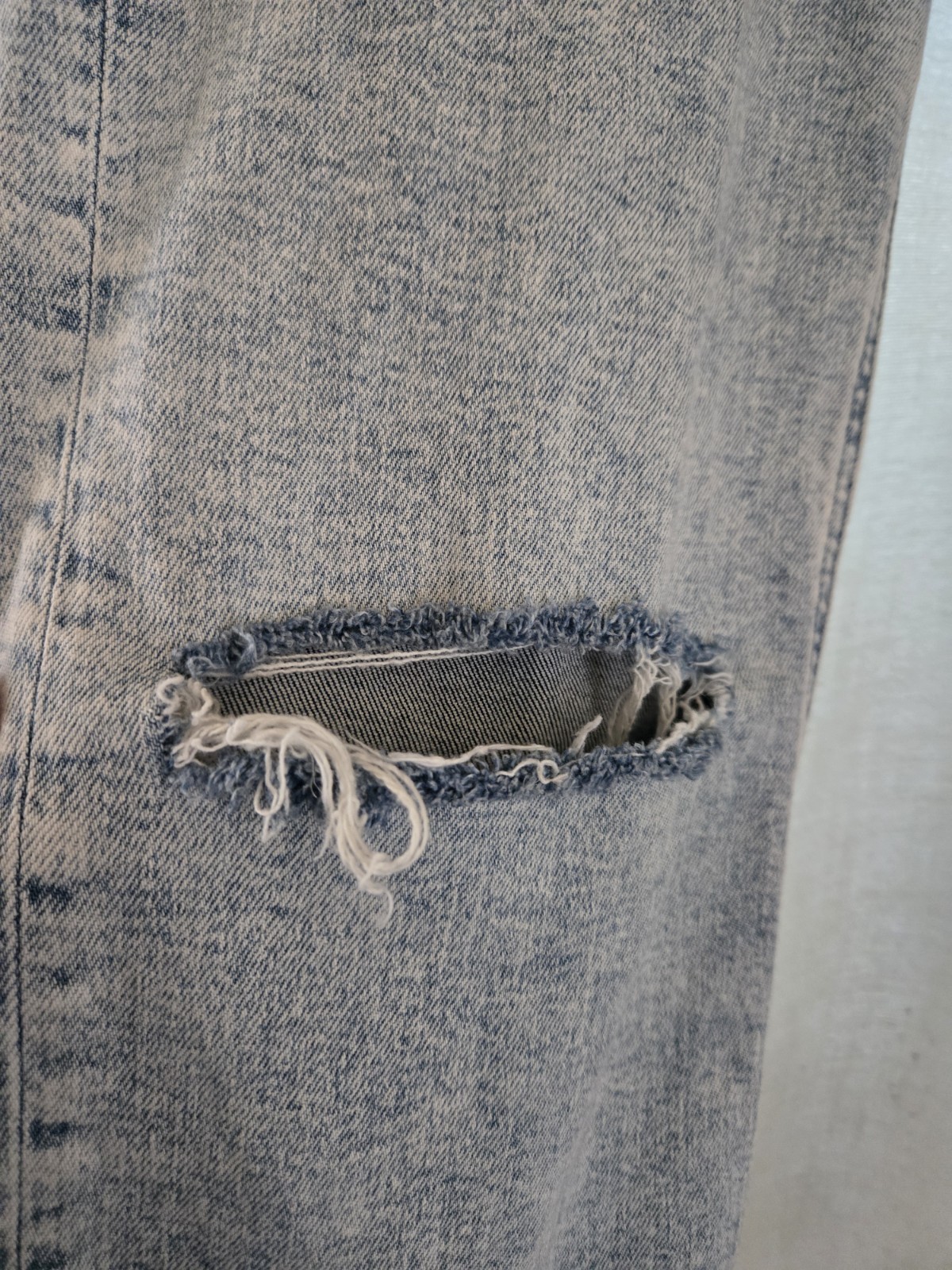 Mavi Jeans Women 31×32 Light Wash Maria Slit High Rise Flare Raw Hem Stretch
