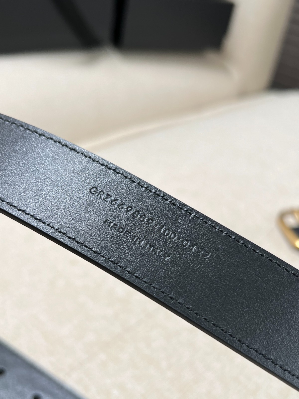 NEW Authentic Yves Saint Laurent Belt Width:3.0cm/1.18in YSL Black