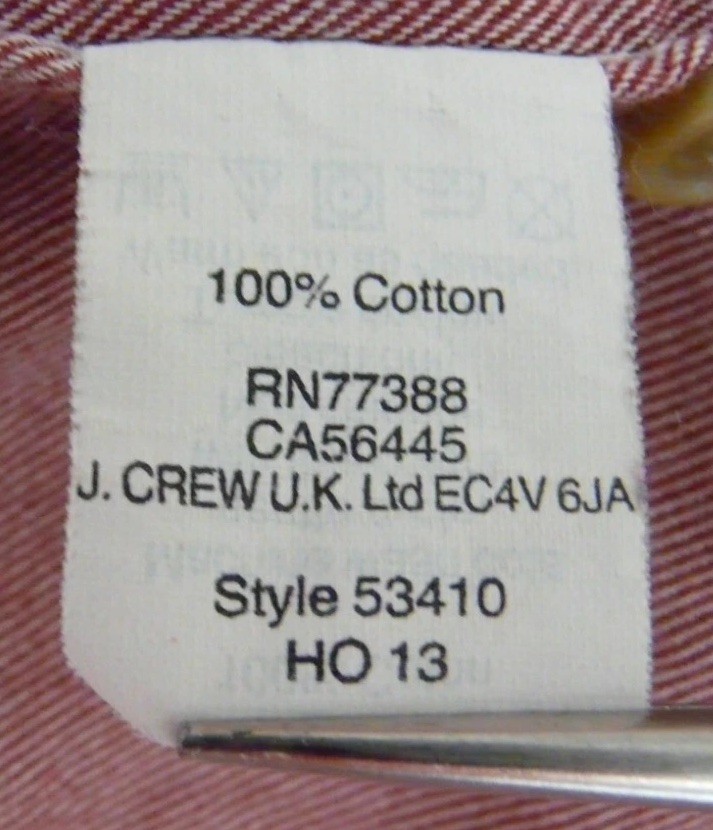 J Crew Work Shirt Mens M Washed Red Button Down Cotton Diagonal Twill Brushed
