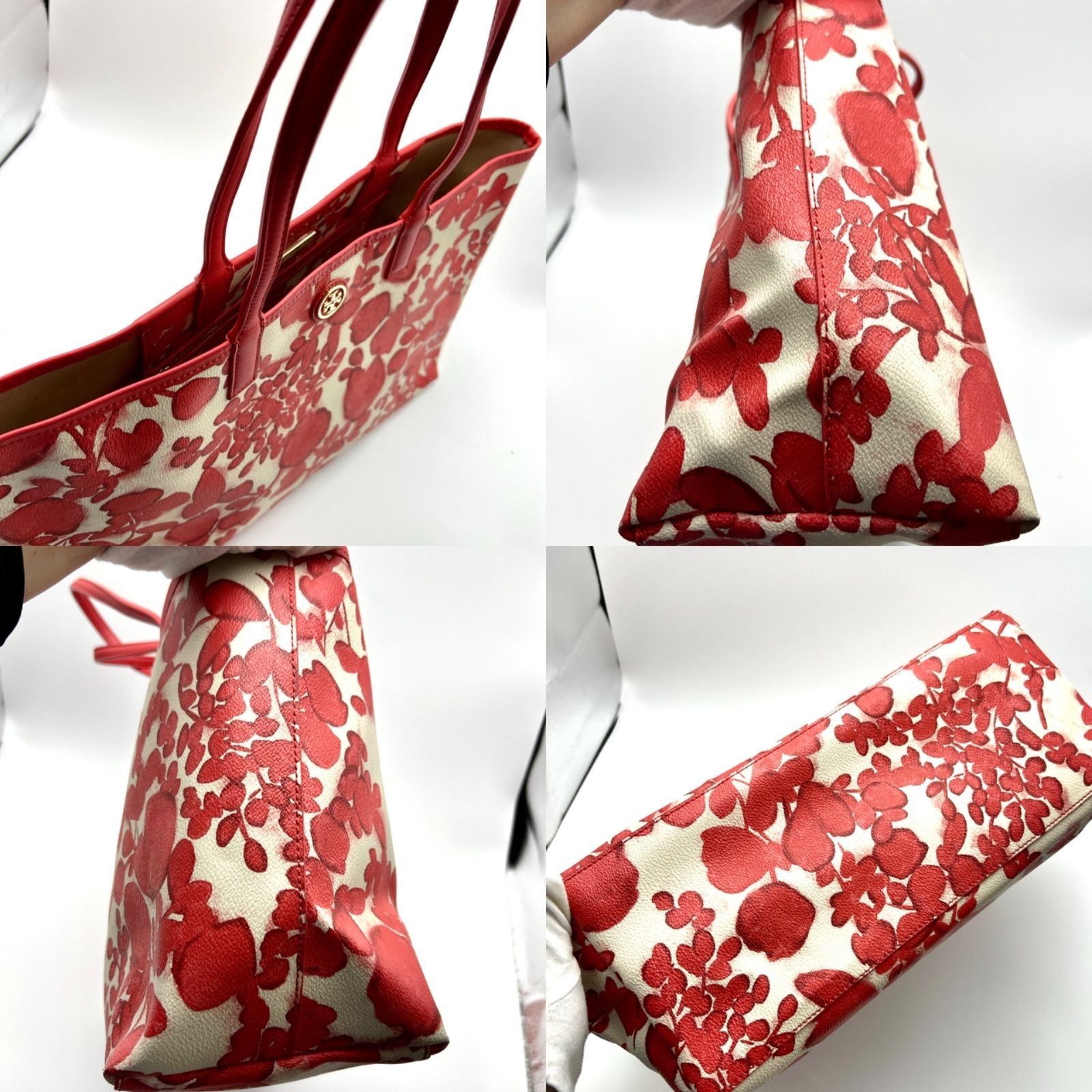 TORY BURCH Tory Burch Robinson Floral Pattern Tote Bag