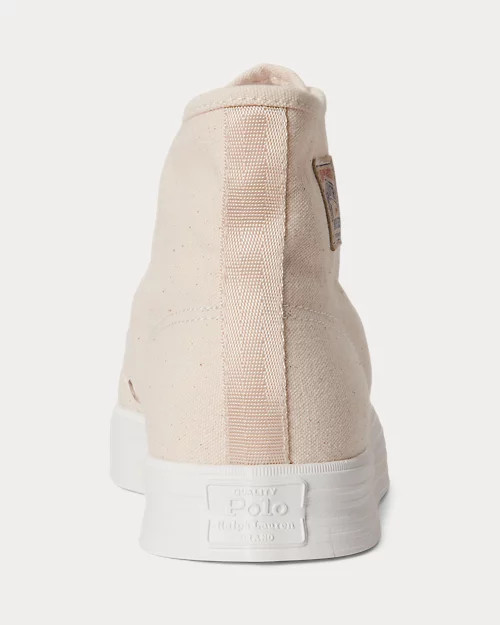 Polo Ralph Lauren Ayers Canvas High-Top Cream 100085416 Men’s Size
