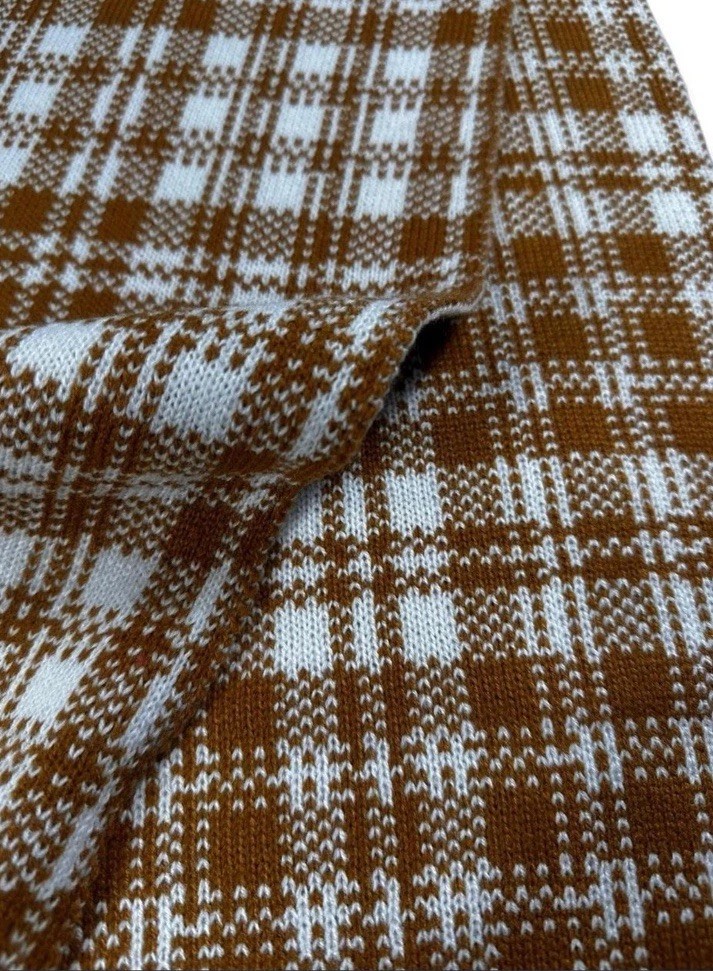 Timberland Wheat Plaid Scarf NWT 64 Inches