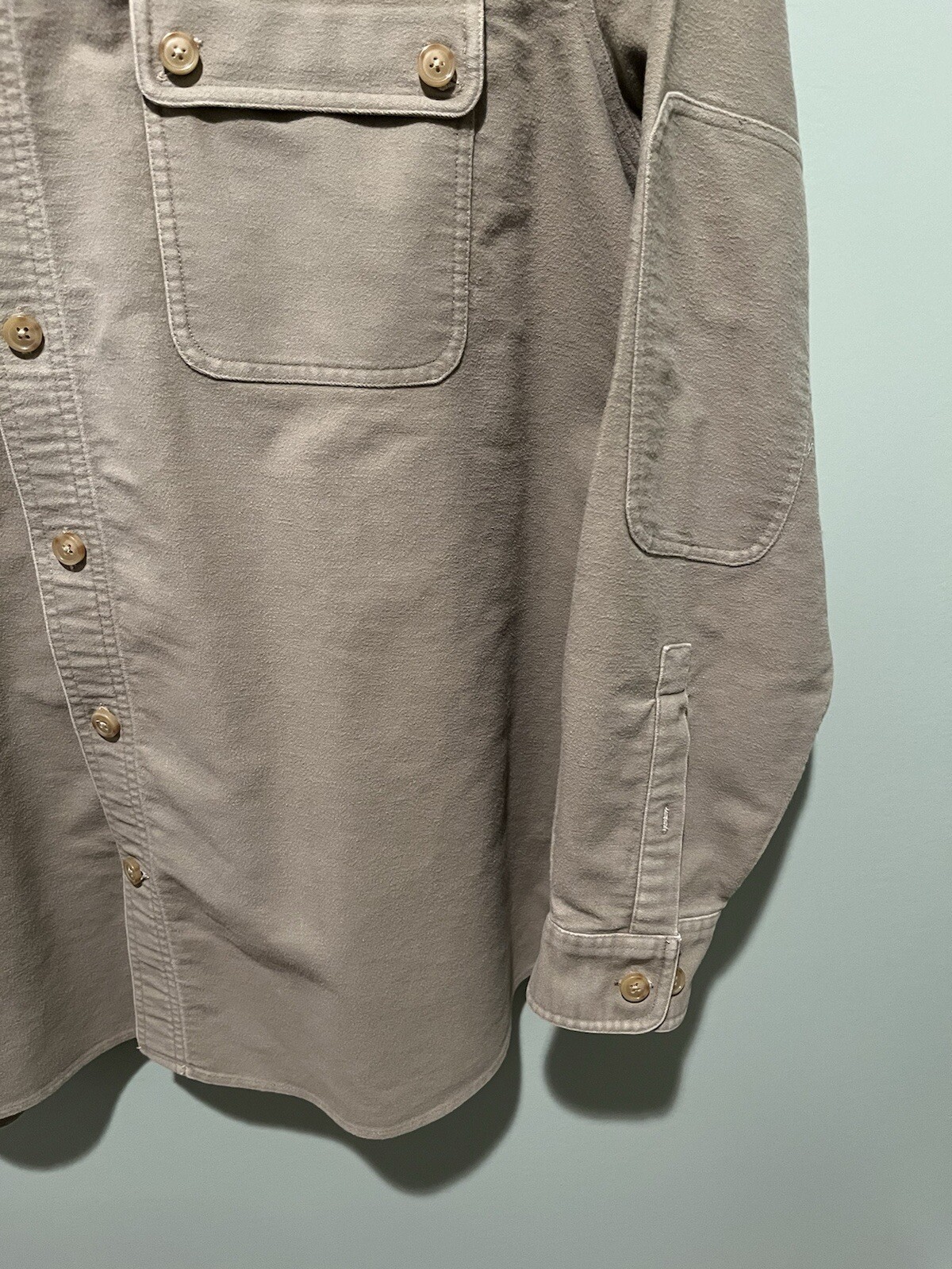 Eddie Bauer Men’s XXL Flannel, 100% Baumwolle Cotton, Preowned, Excellent