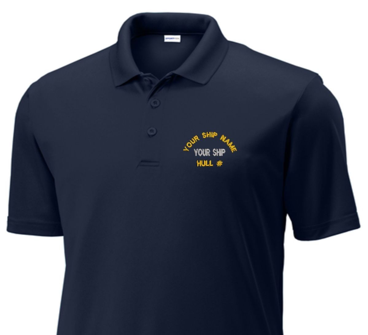 USS CONSTELLATION CV-64 Performance Golf Shirt New. US NAVY .NEW