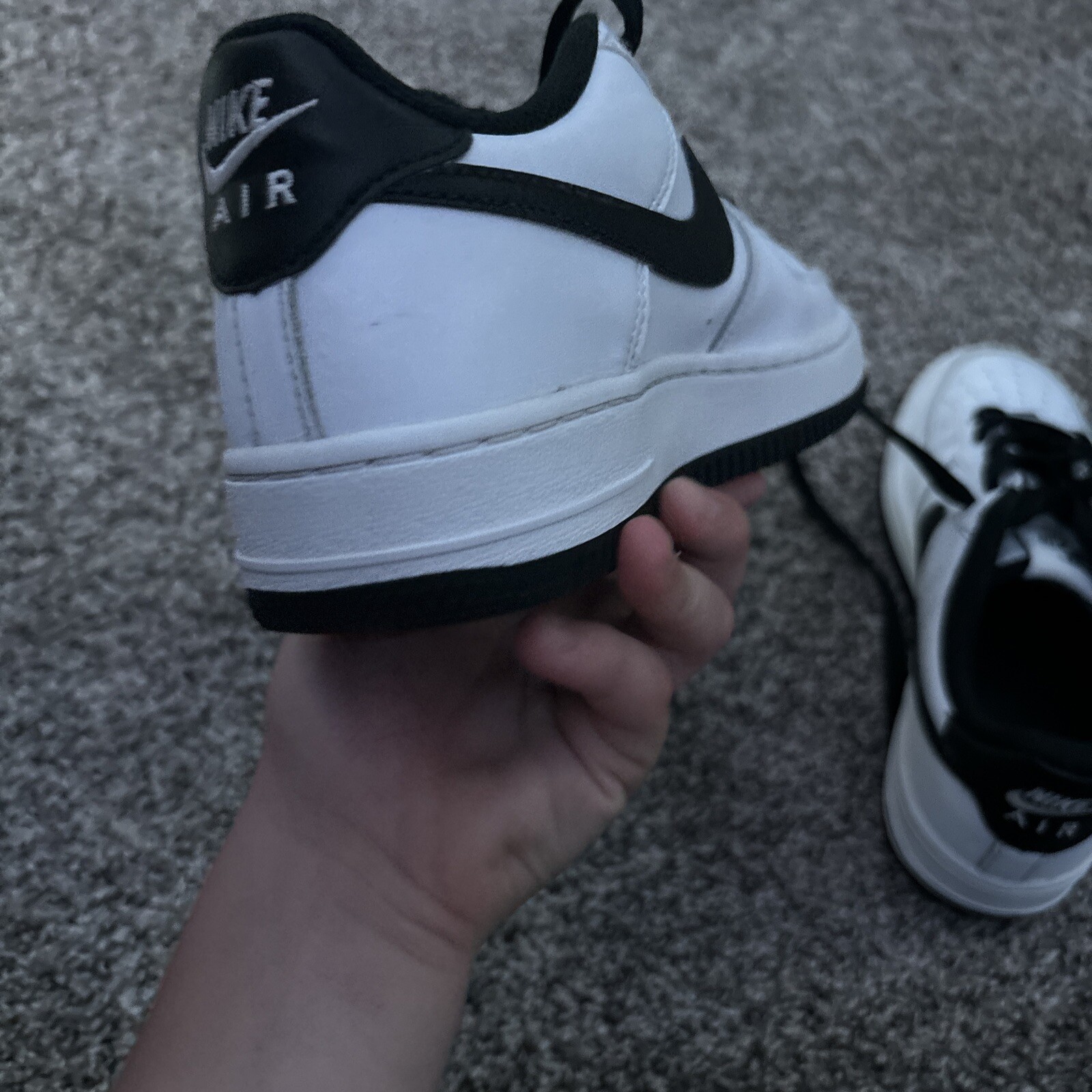 Size 3.5 – Nike Air Force 1 Low White Black