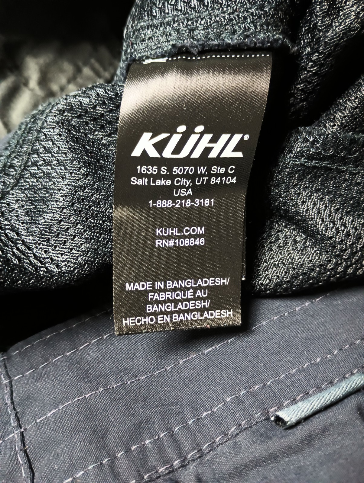 Kuhl Renegade Rock Pants Black Hiking stretch utility tech cargo Nylon 33×31