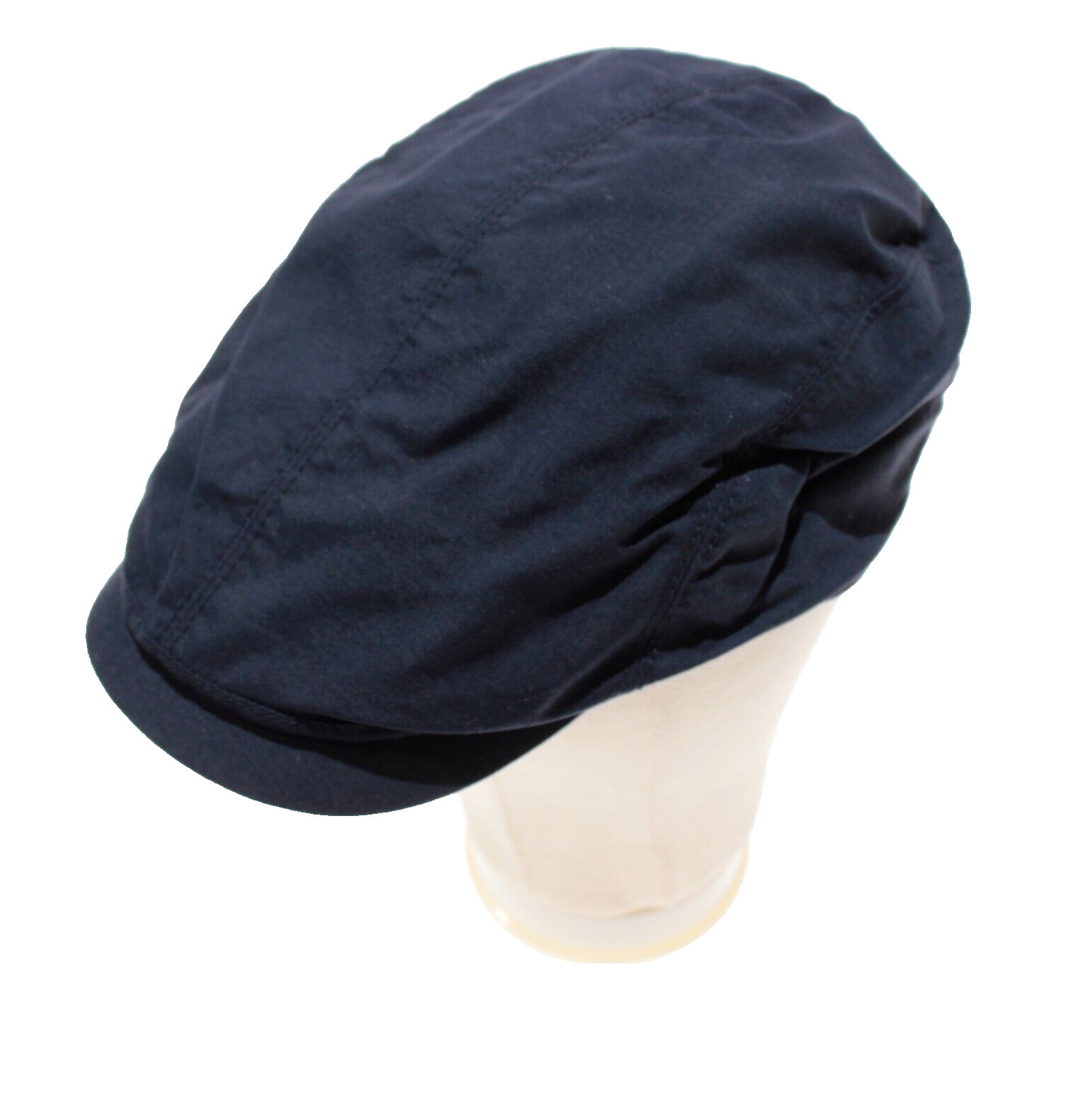 Wigens NWT Ivy Sport Newsboy Cap Size 59, 7 & 3/8ths Solid Blue 100% Polyamide