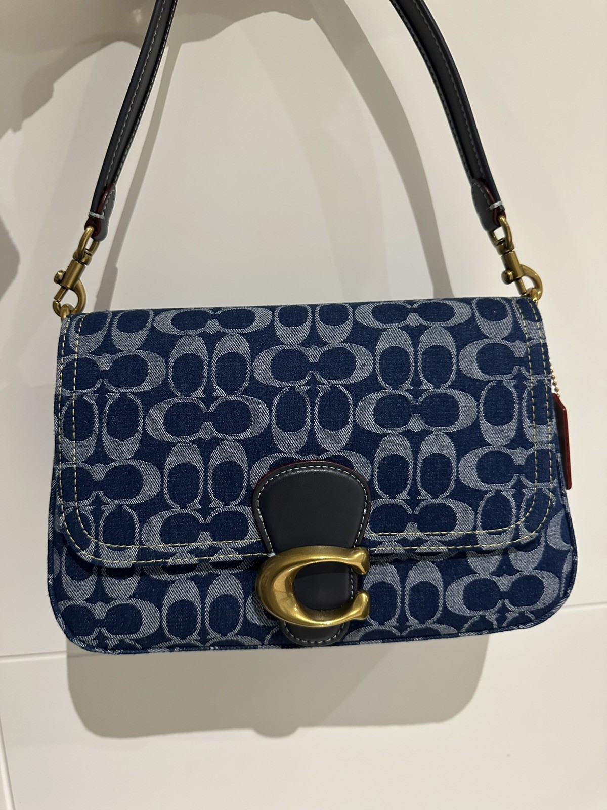 Coach Denim Soft Tabby 26 Shoulder Bag