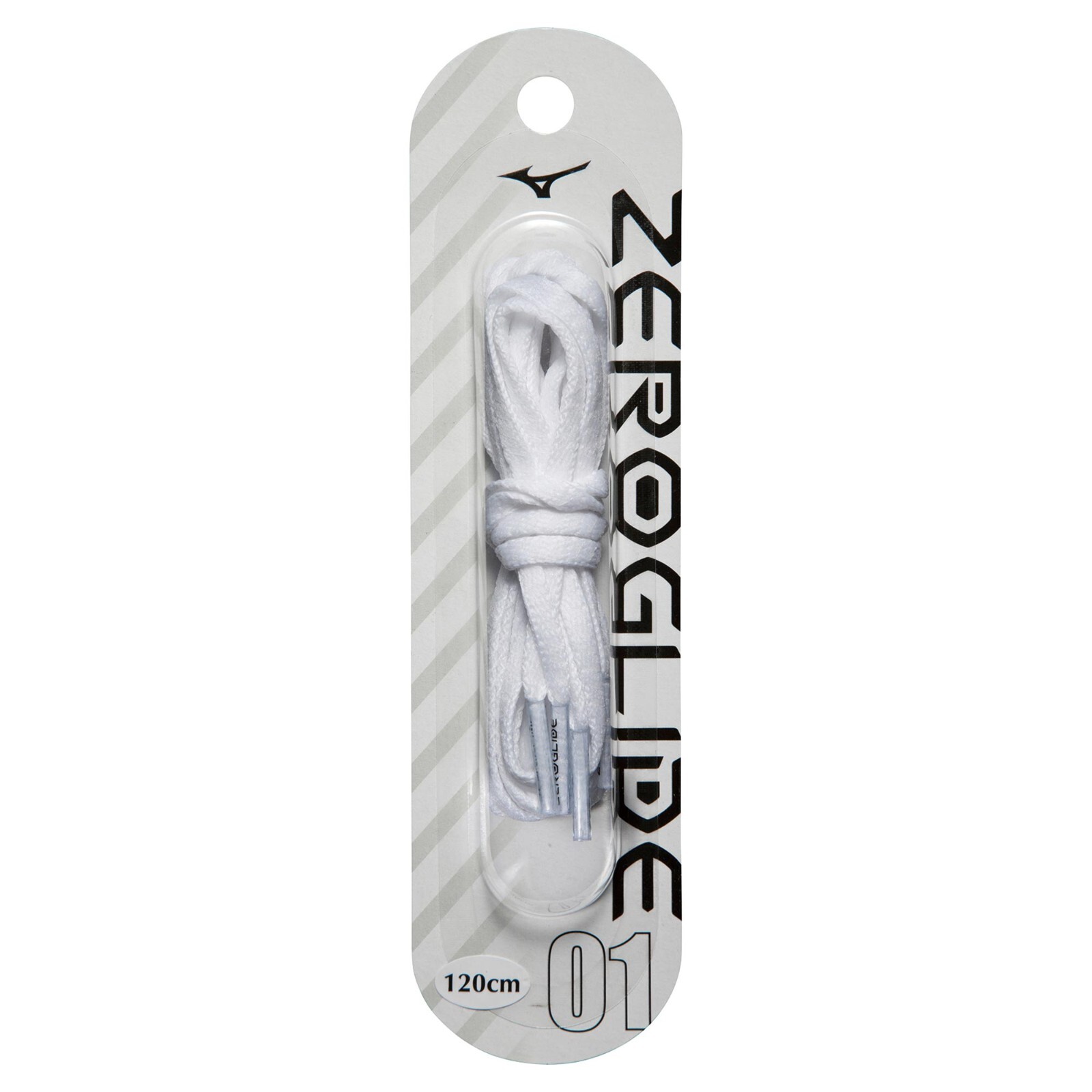 Mizuno ZEROGLIDE Shoe laces White 120cm – 140cm Flat type / width: 4mm NEW!!