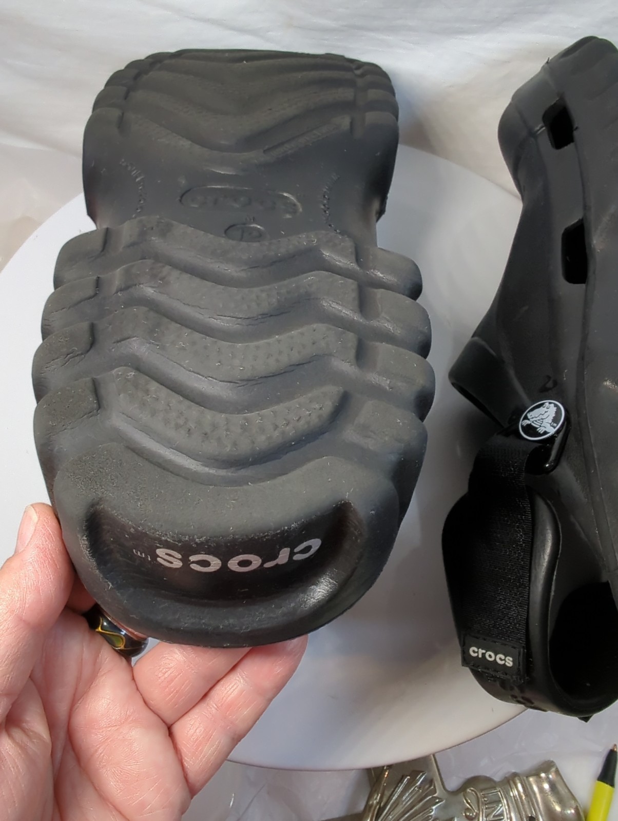 Crocs Off Road Sport Clogs Slides Slip On Adjustable Slingback Shoe M 12