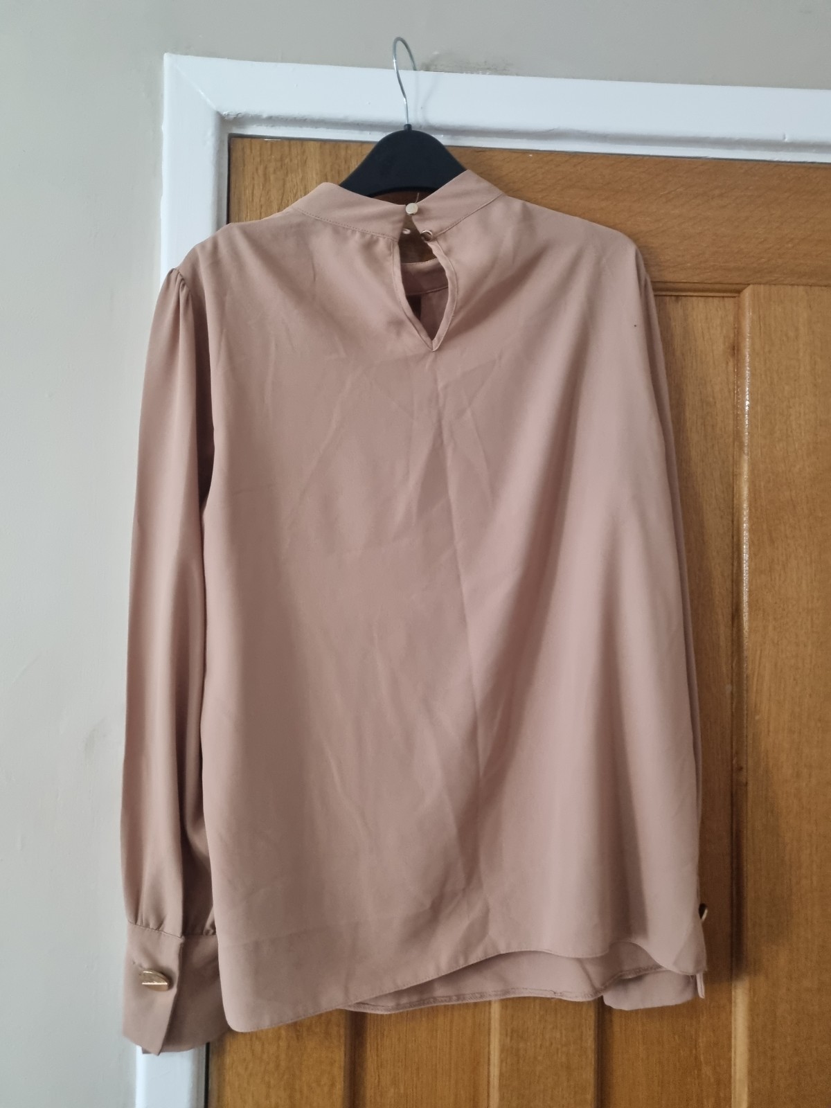 Beige Blouse By Dorothy Perkins Size 12