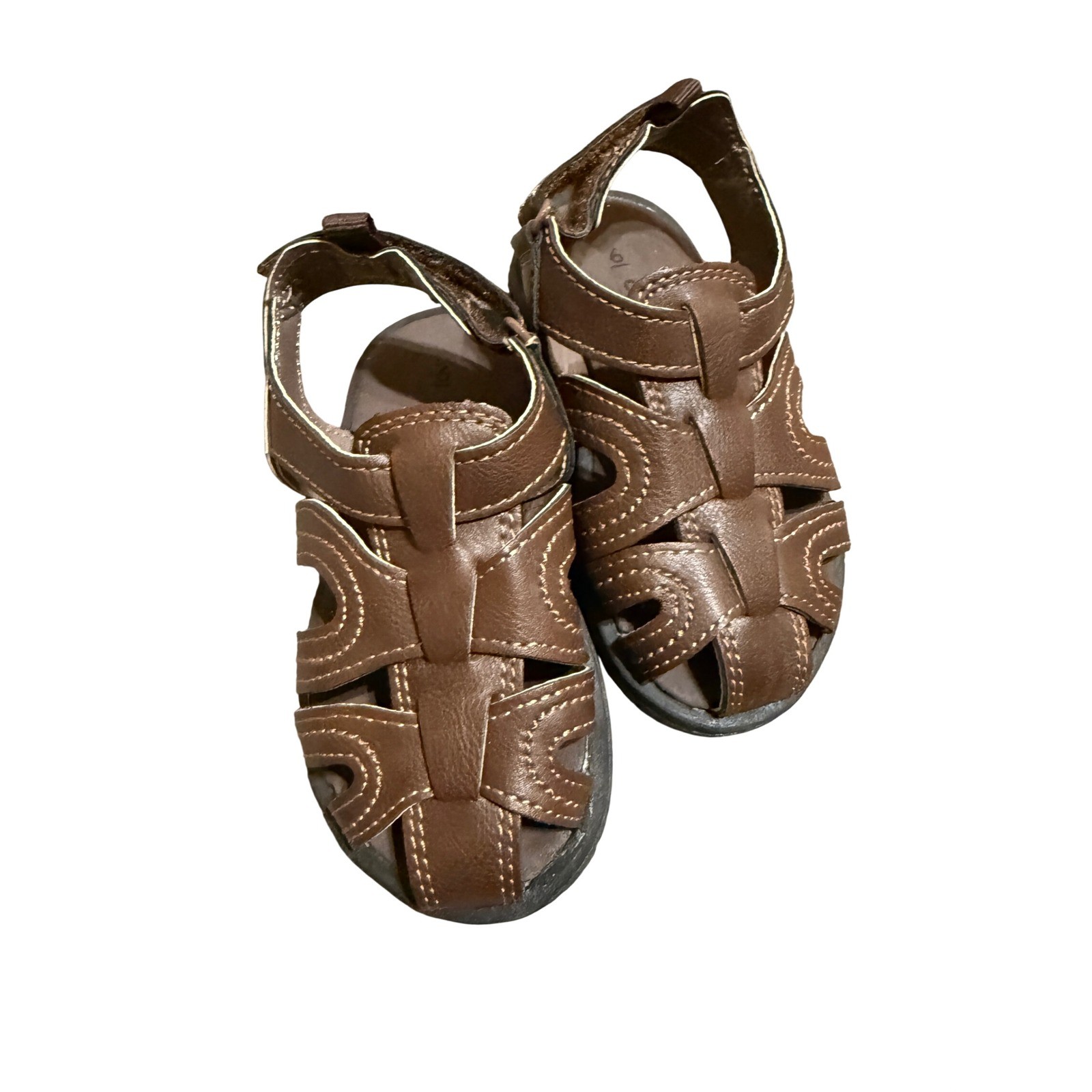 NWOT Carter’s Vasco Fisherman Sandal Toddler Baby Boys’ Brown Size 6 Hook & Loop