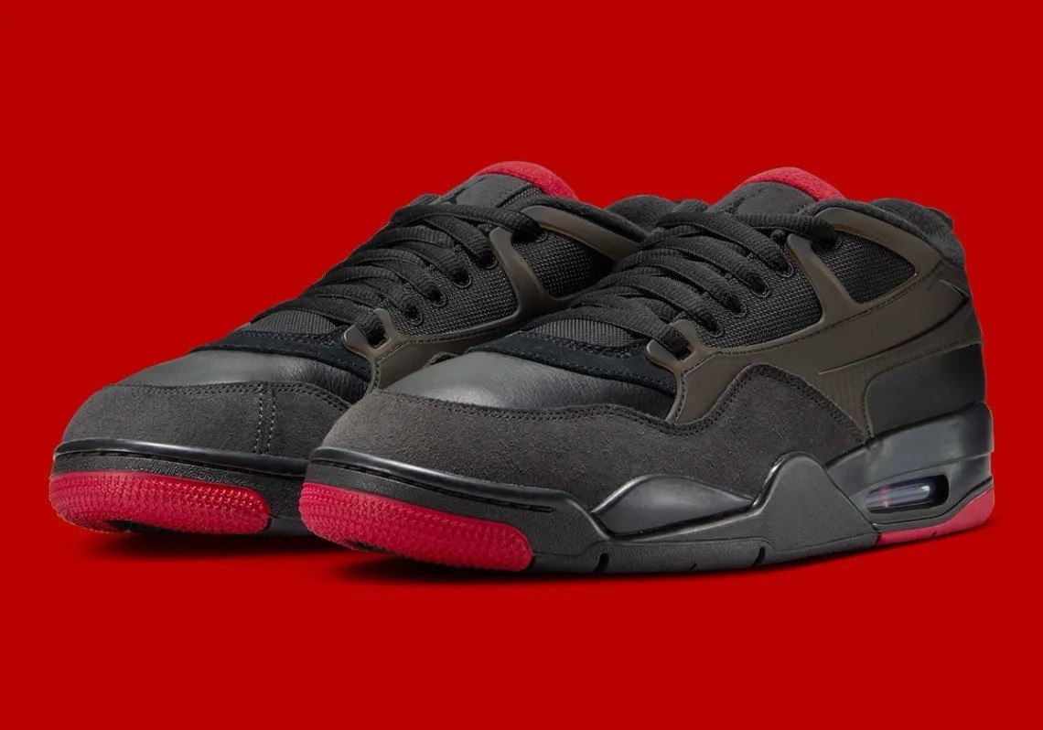 Nike Air Jordan 4 RM RetroBred Black Red FQ7939-060 Men’s Lifestyle Sneakers NEW