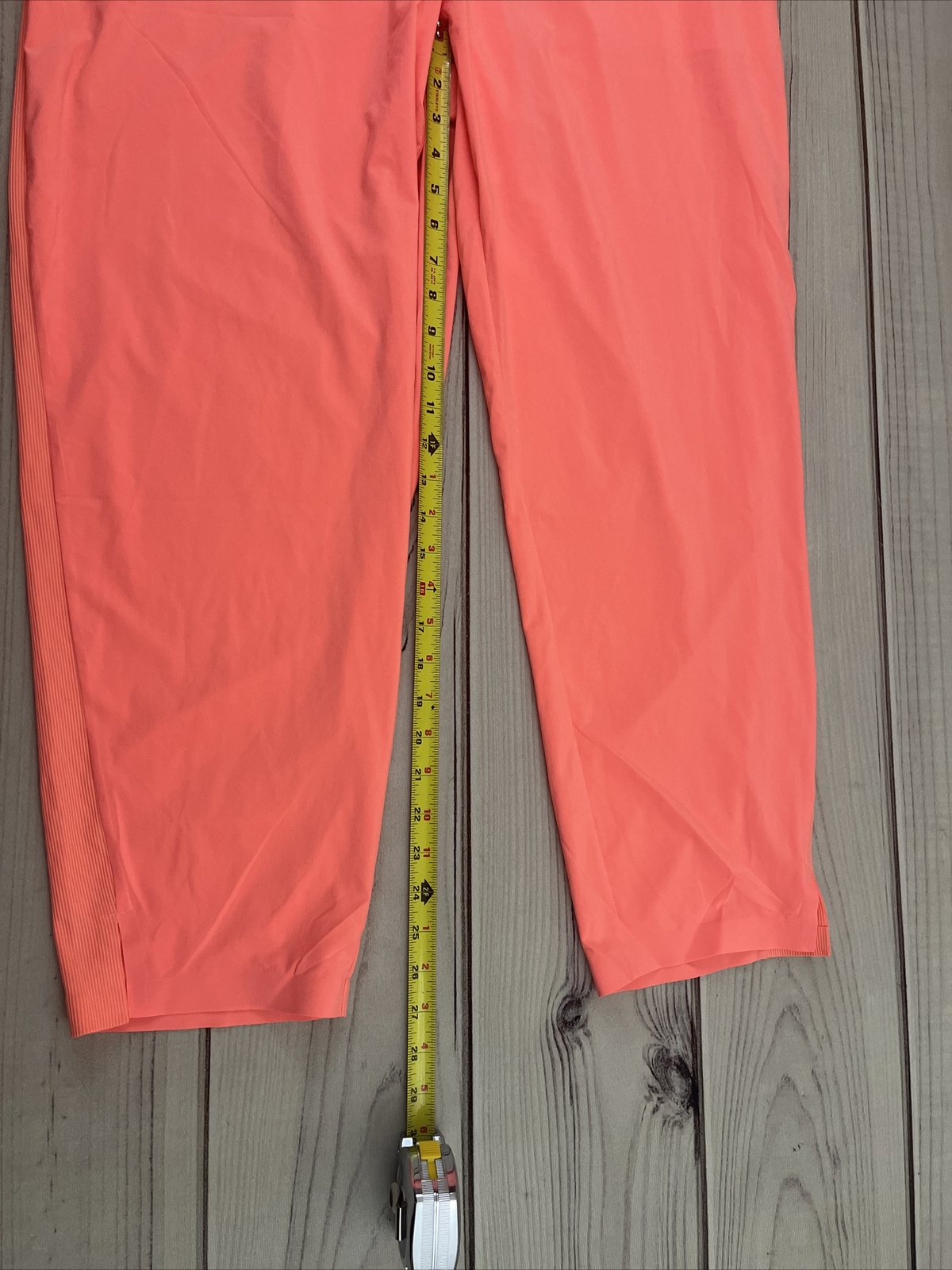 Athleta Brooklyn Ankle Pants Summer 2022 Coral Stretch Pull On Women’s Sz 18