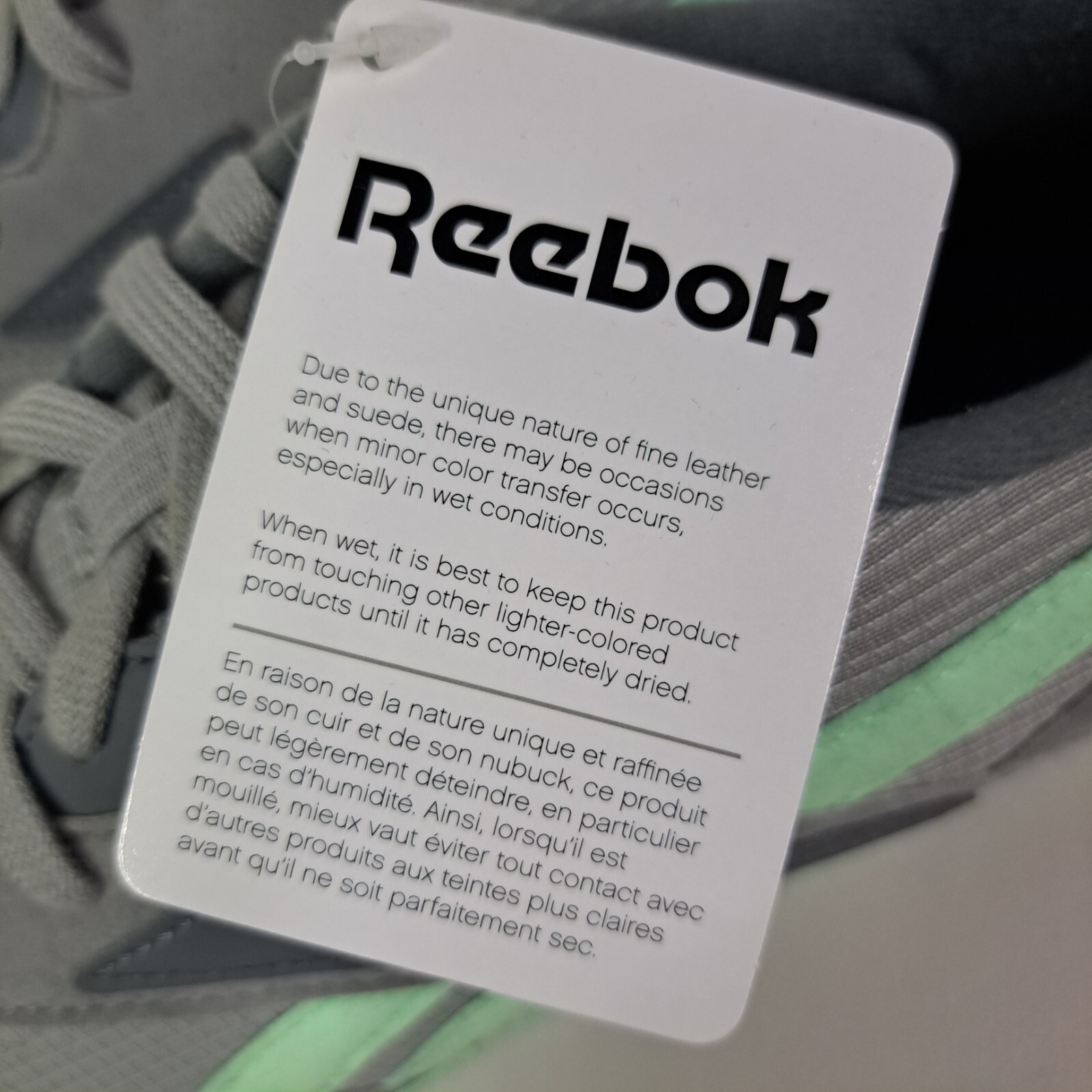Reebok Rapide MU Tin Grey Digital Green CN5913 Parchment Gray Mint Green Sneaker