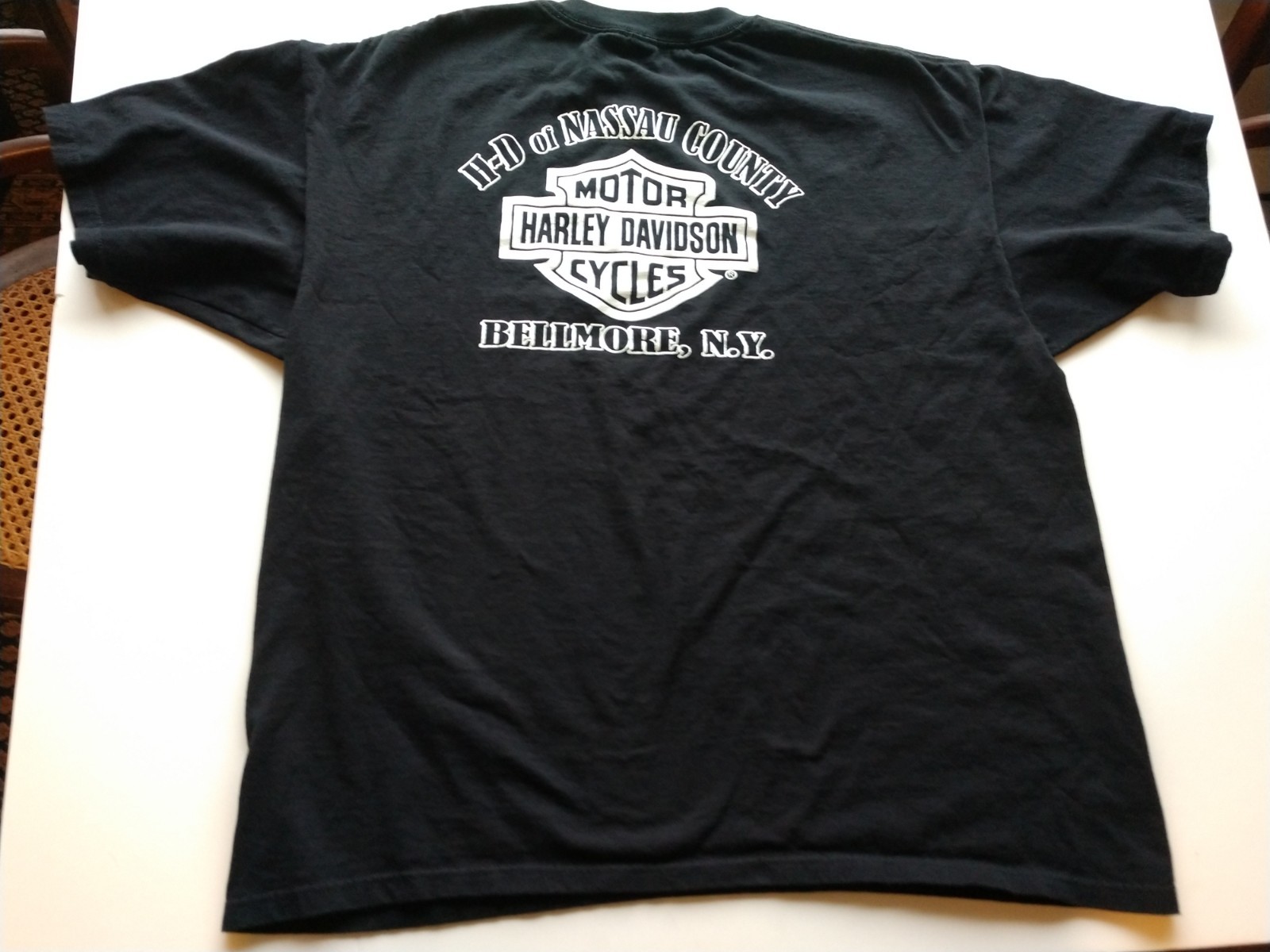 HARLEY DAVIDSON MOTORCYCLE NASSAU NY T-SHIRT ULTIMATE AIR DOGS SIZE 2XL ANVIL