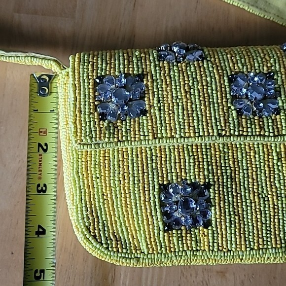 Anthropologie Fiona Beaded Bag Geometric Edition