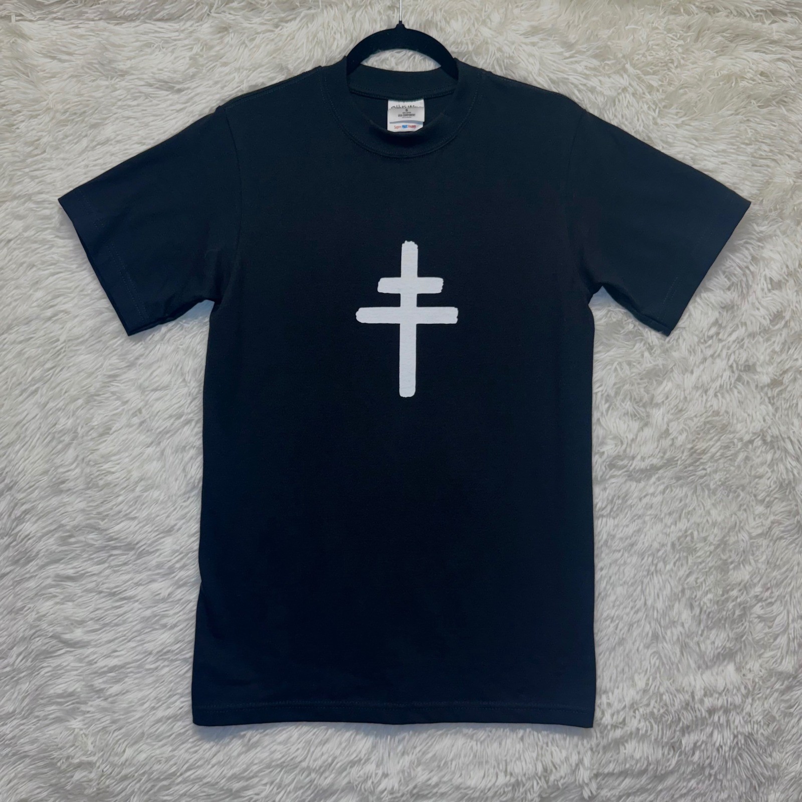 President Band Official Tour Merch Shaka Wear Black Cross Graphic T-Shirt Small