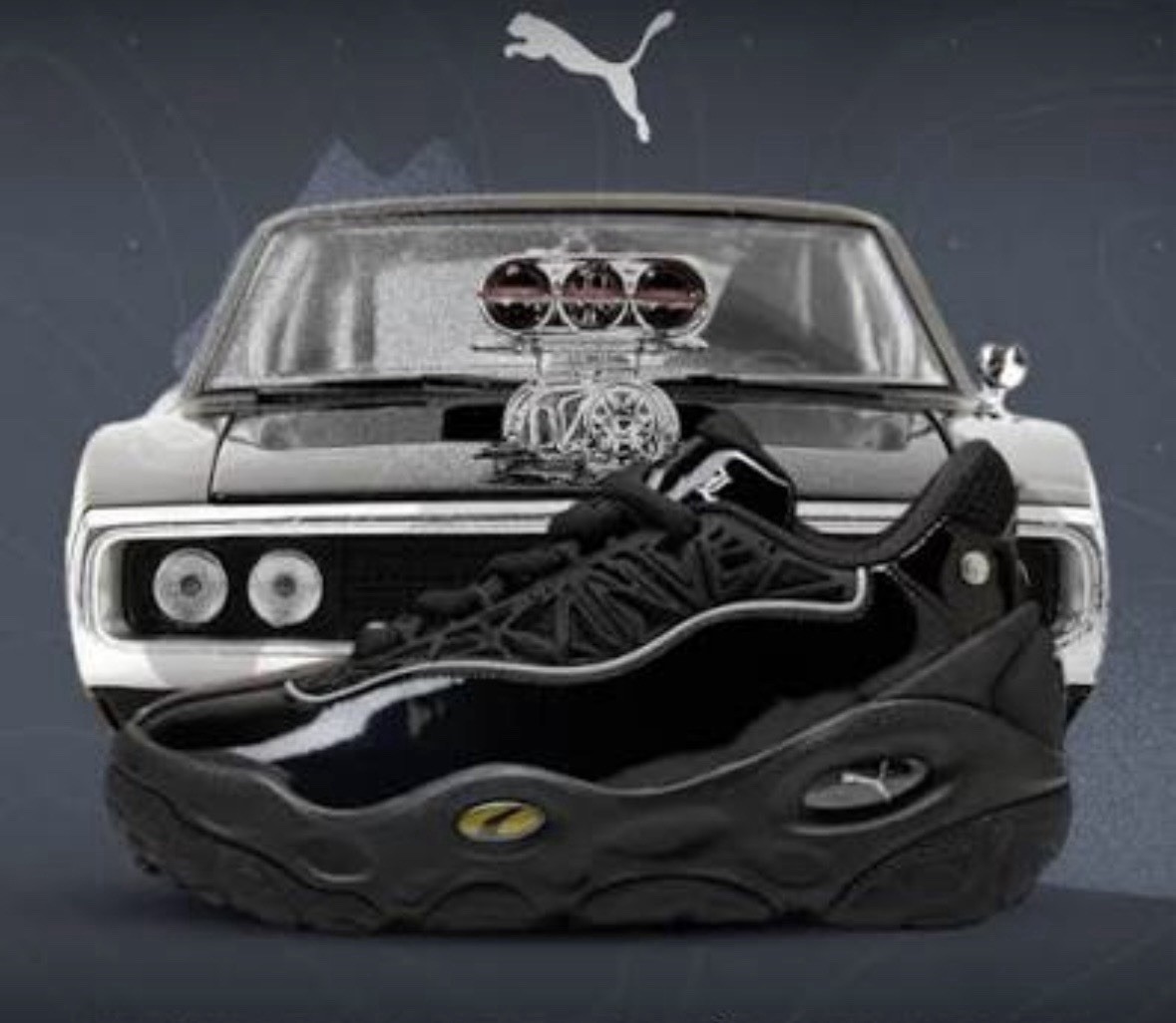 PUMA La France RNR Fast & Furious Dom Toretto Black Basketball Shoes Size 10