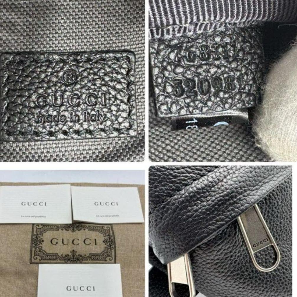 Brand New Unused GG Supreme Leather GUCCI Body Bag Gift Present 0611b
