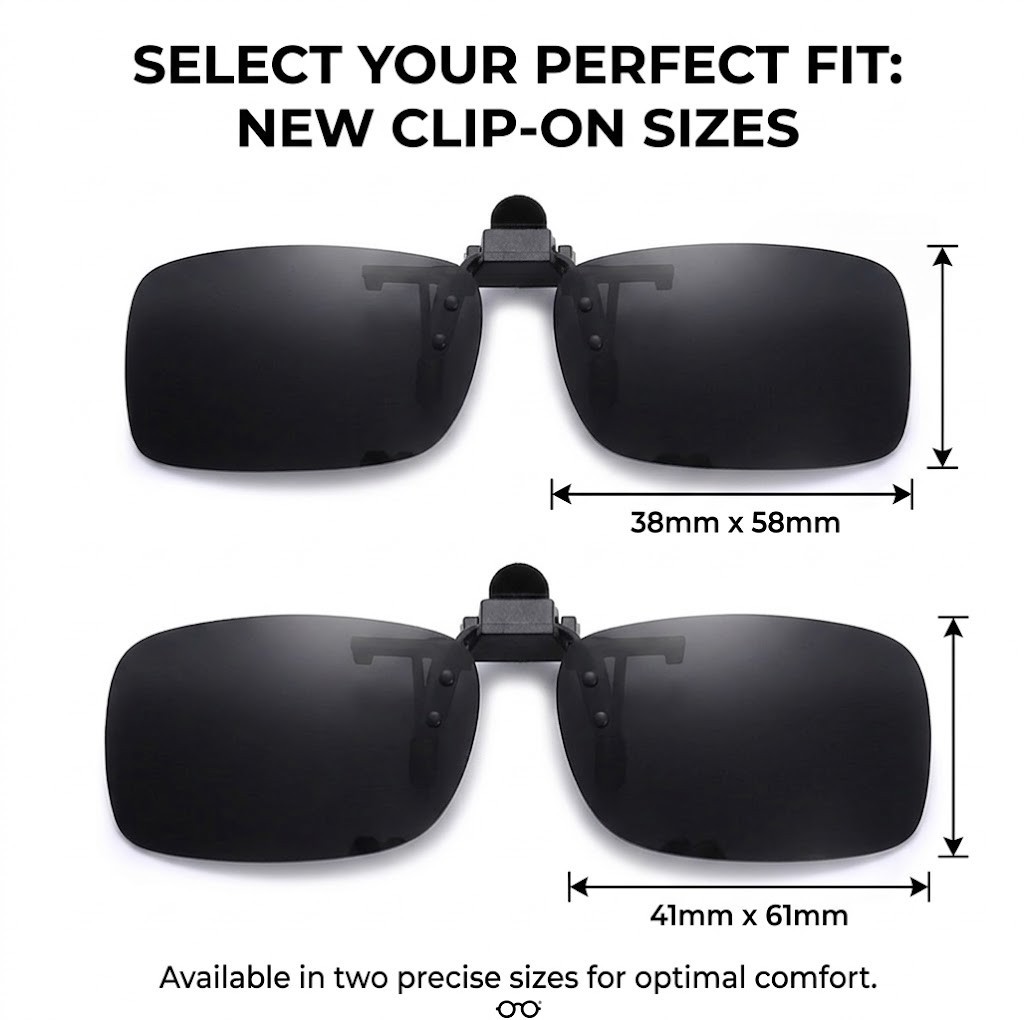 Flip Up Clip On Polarized Sunglasses Men Women 100% UV400 Protection