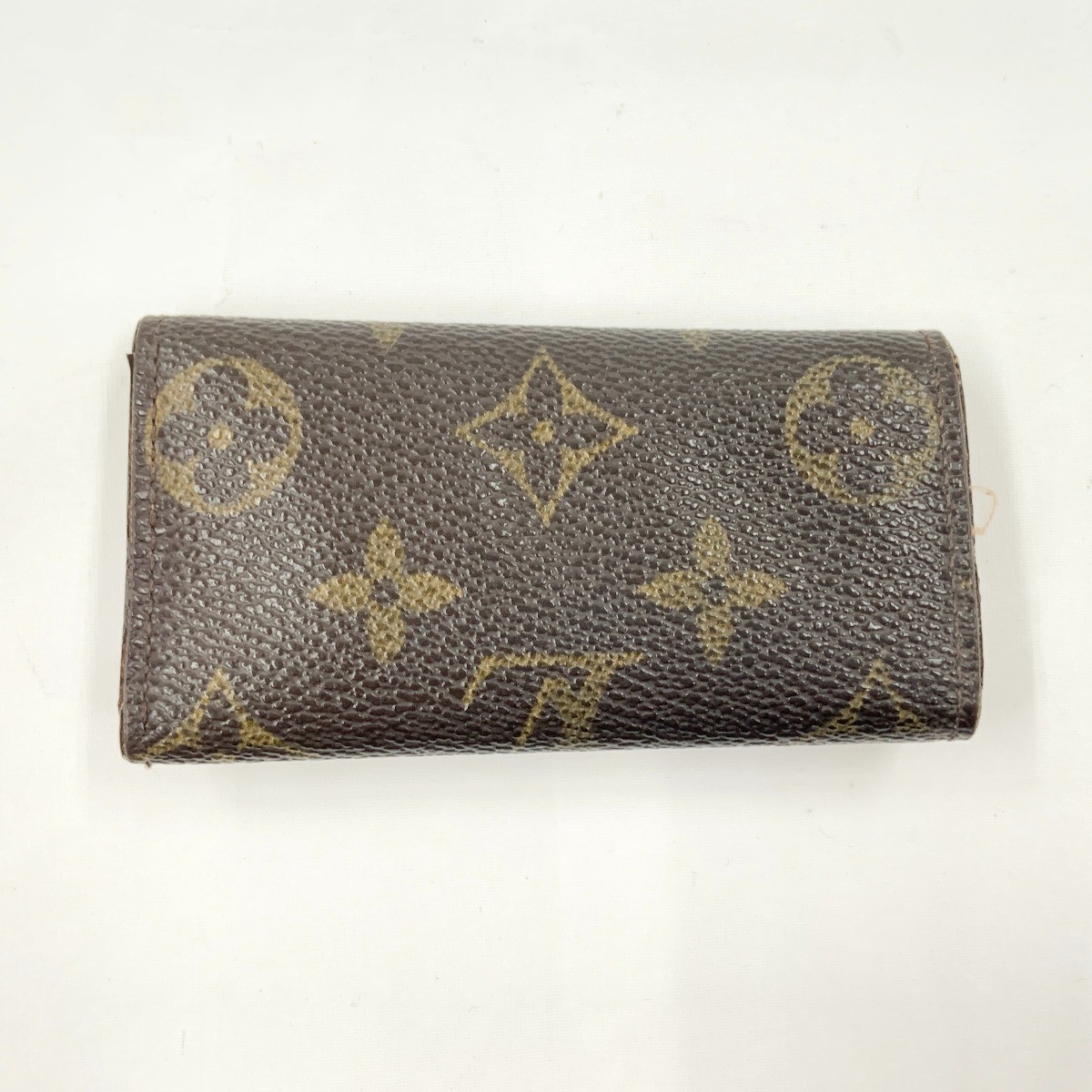 LOUIS VUITTON Monogram Multicles4 4-key holder M69517 Brown junk item presen…