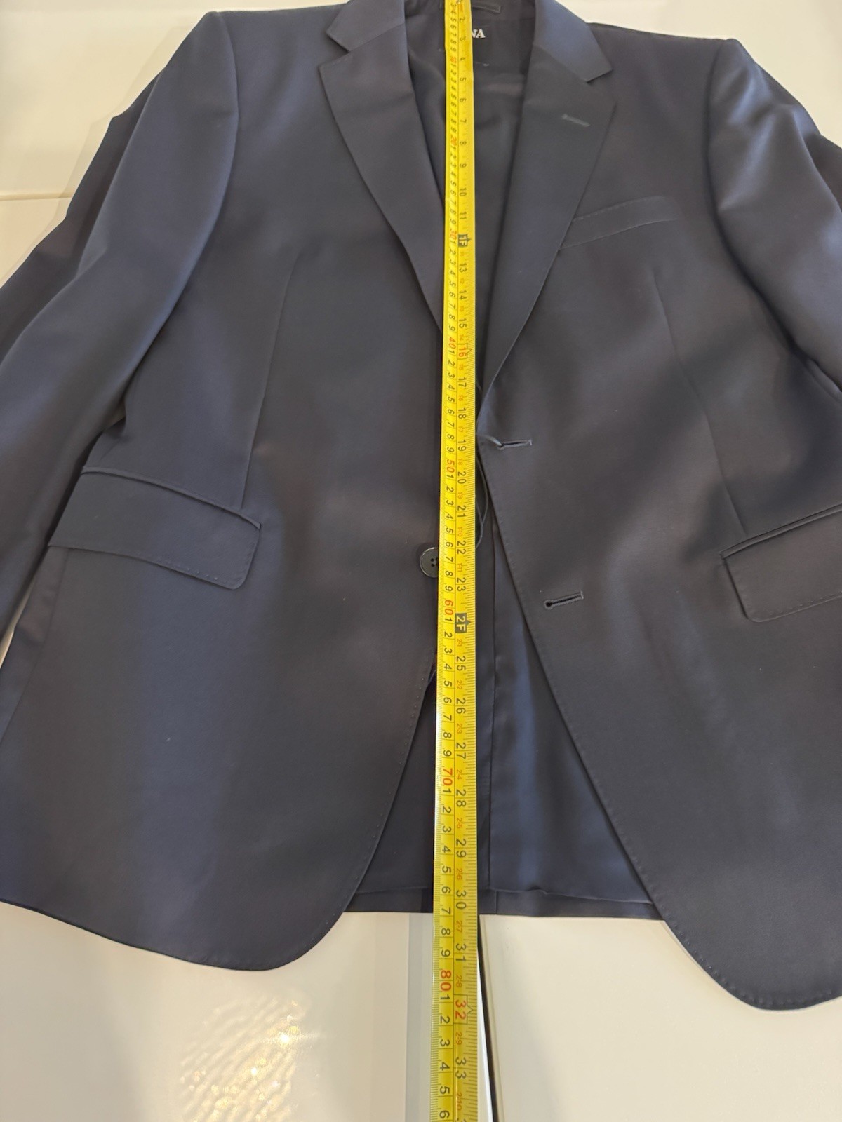 Zegna Drop 8 Slim Fit Midnight Blue Wool-Mohair 2-PC Suit IT52 Made In Italy