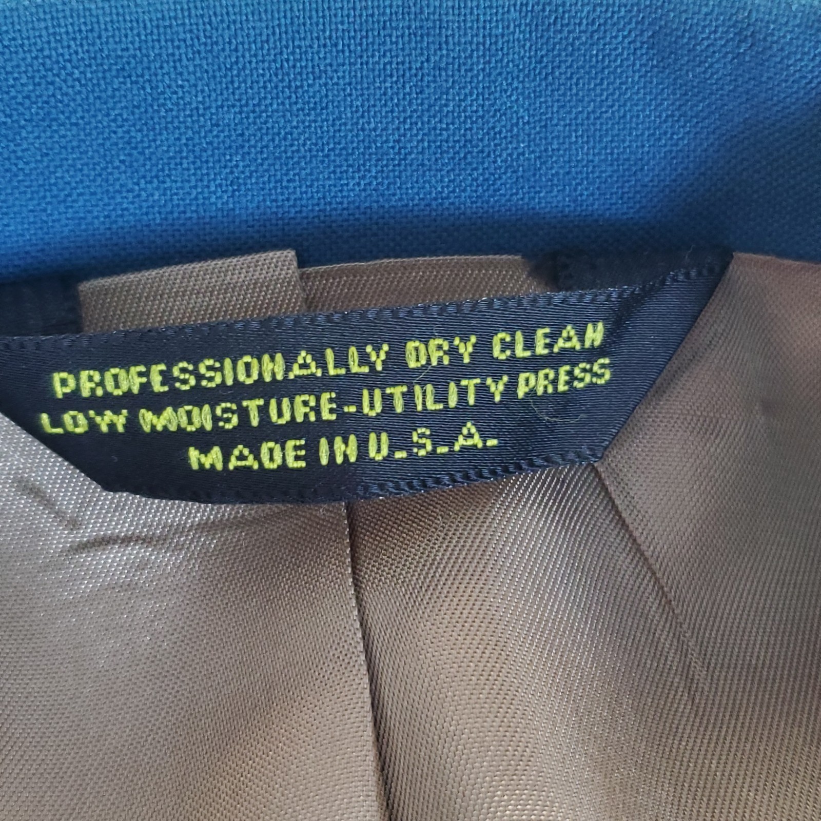 Tailors Row by Deansgate Blazer Size 41 R Teal Green Sports Coat Jacket Wool