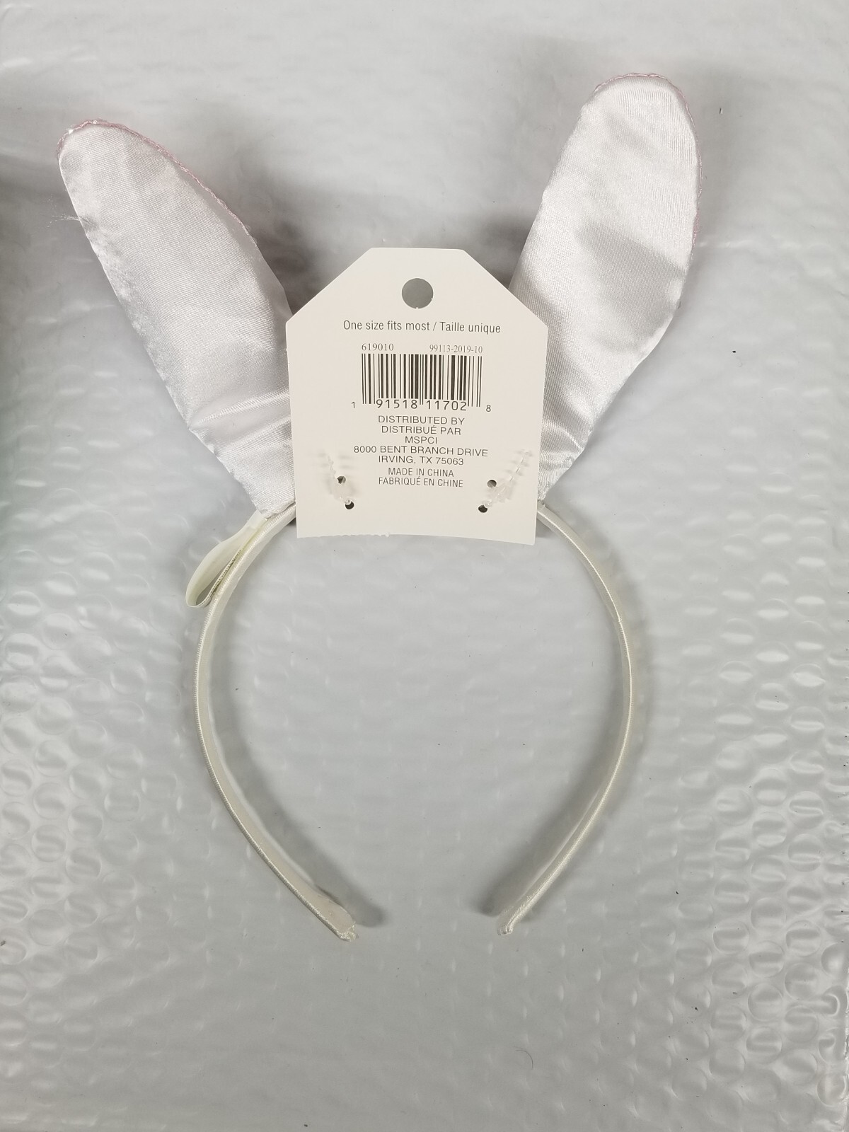Easter Bunny Ears Headband 1 Pair NIB One Size