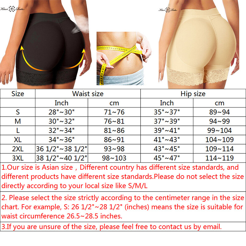Sexy Padded Pads Panties Butt Lifter Hip Enhancer Underwear Buttock Shapewear