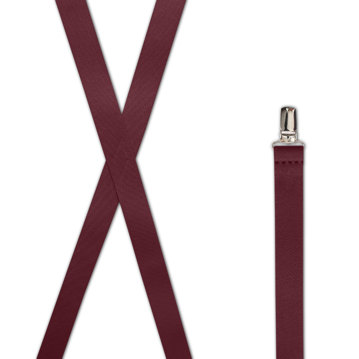 1″ Wide Suspenders with Strong Clips. Many Colors & Lengths. MADE IN USA