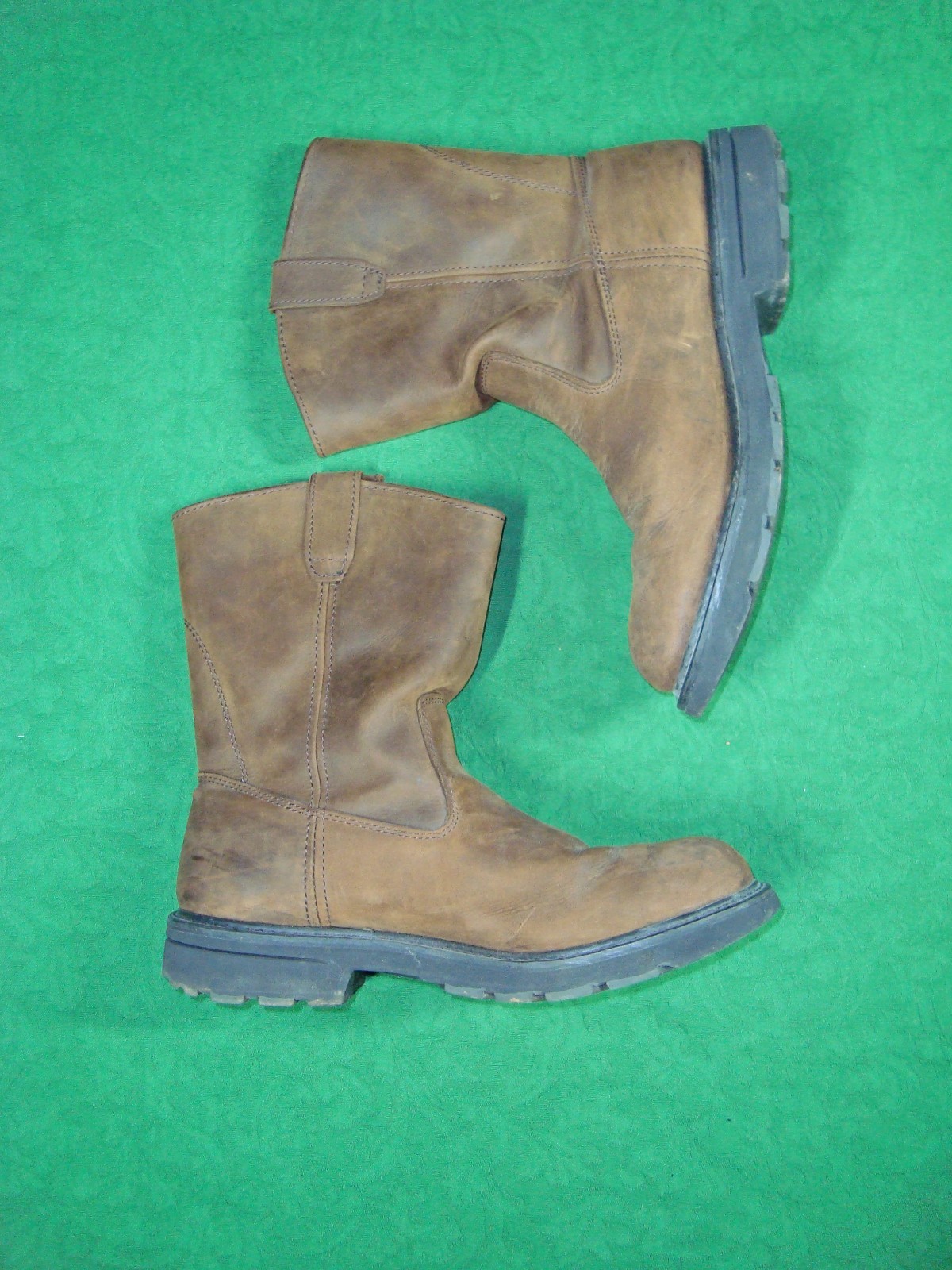 Wolverine Wellington Work Boots Mens Size 13 M Brown Leather Pull On W04727