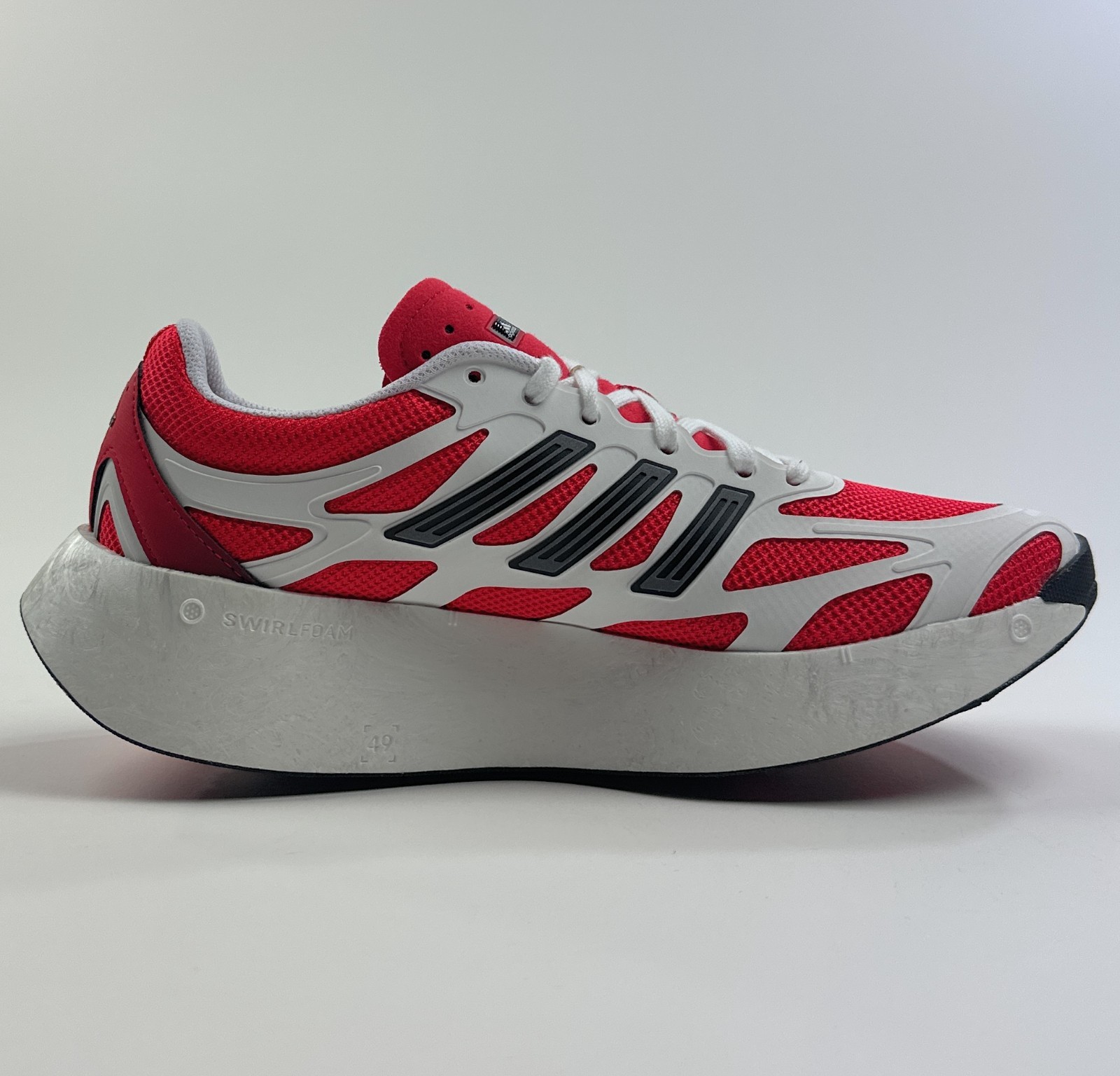 adidas Adizero Aruku White Pure Ruby Red Mens 8 Shoes Athletic Running JI0308