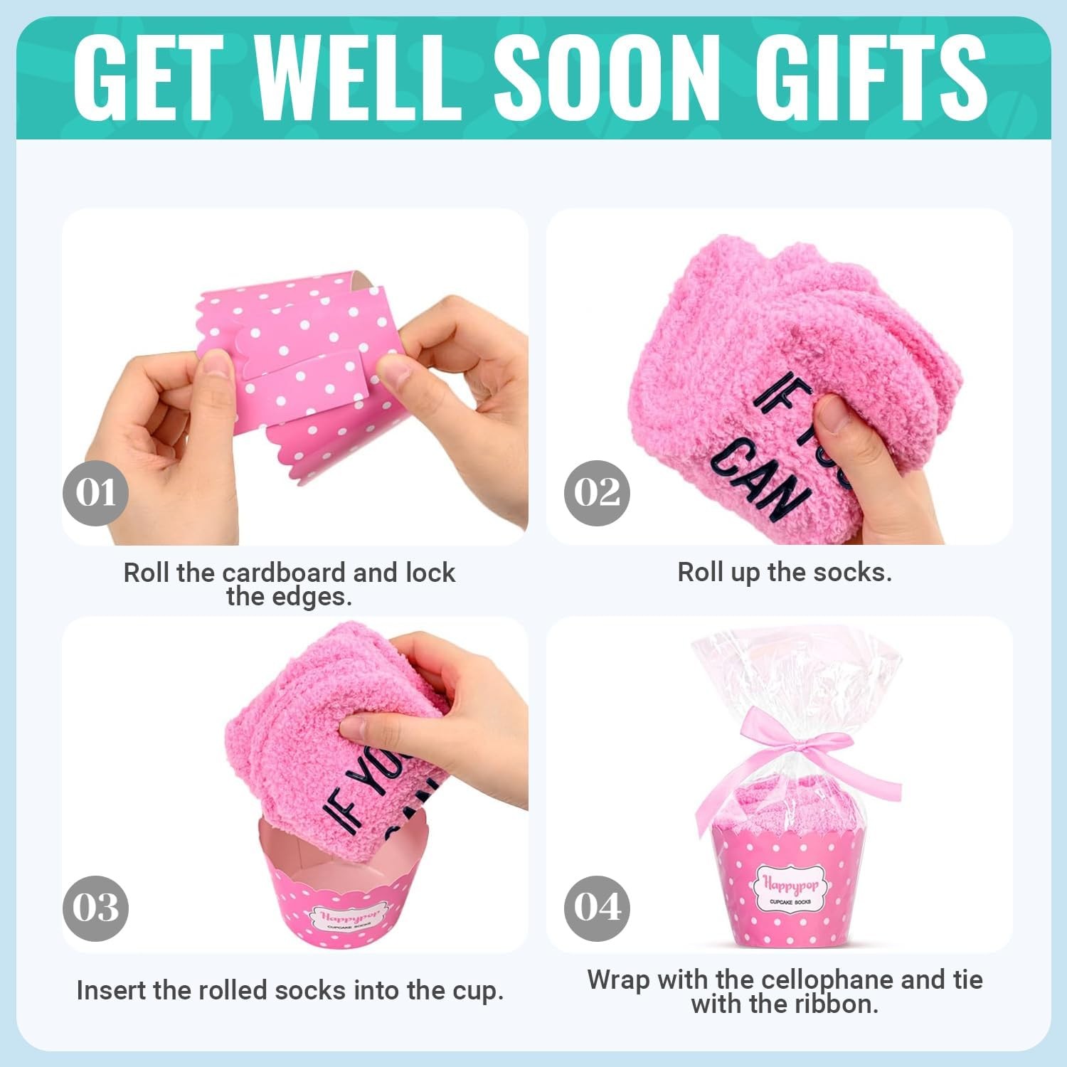 HAPPYPOP Inspirational Gifts for Women – Cancer Chemo Socks for Patient after Su