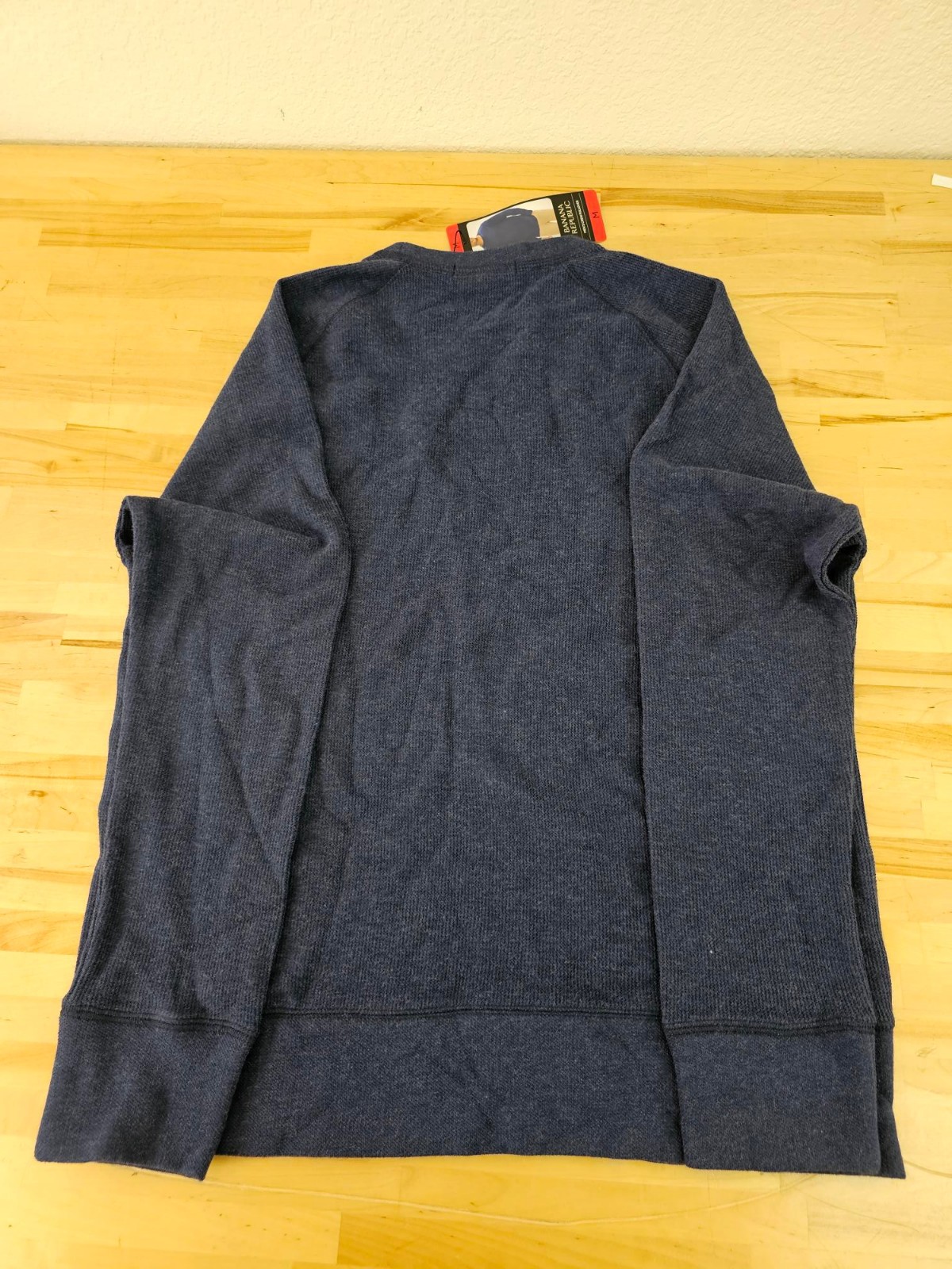 M / MEDIUM – BLUE – Banana Republic Men’s Merino Wool Sweater Crew Neck Pullover
