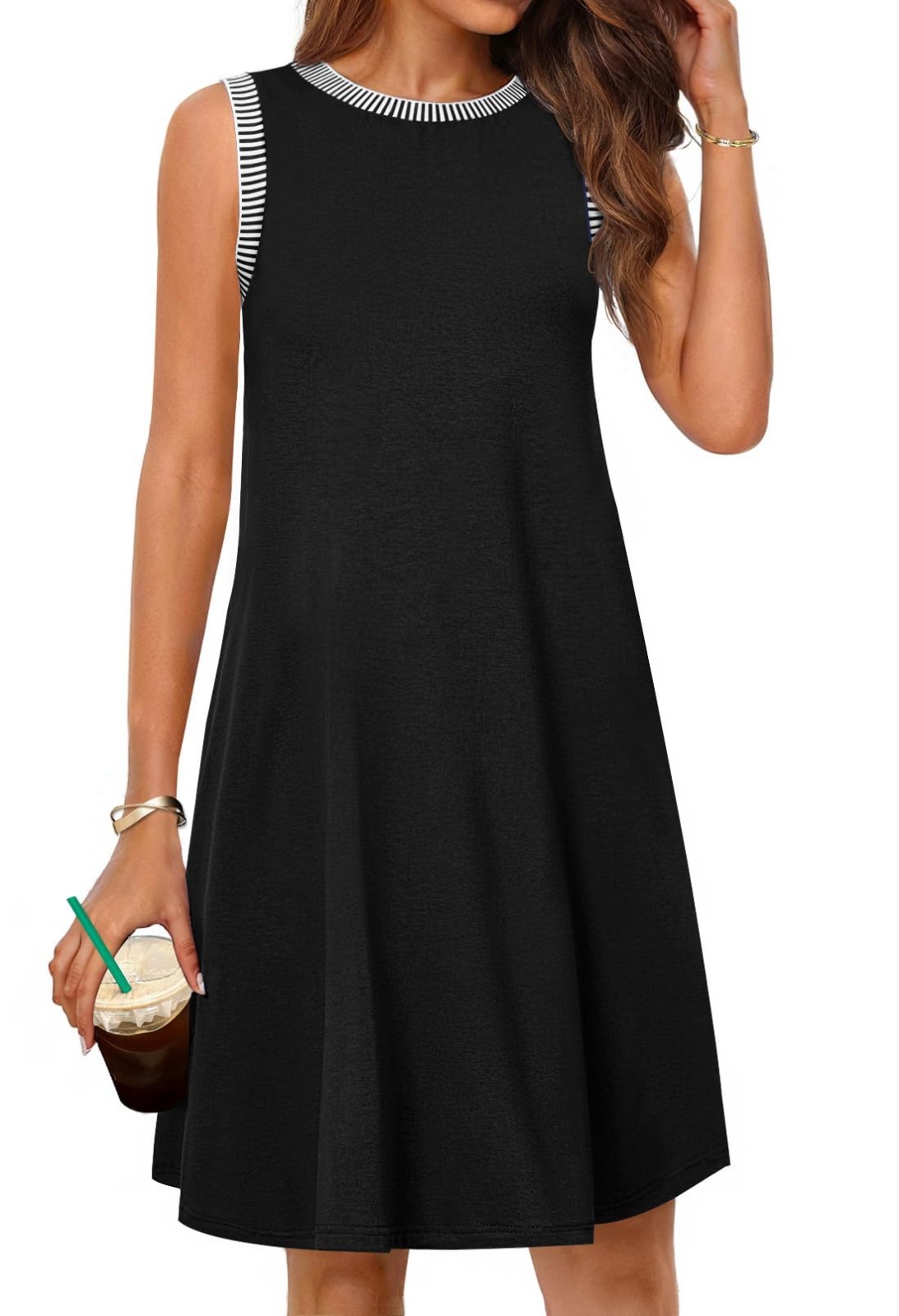 Women’s Summer Spring Casual Beach Sundress 2026 Vacation Sleeveless Tank
