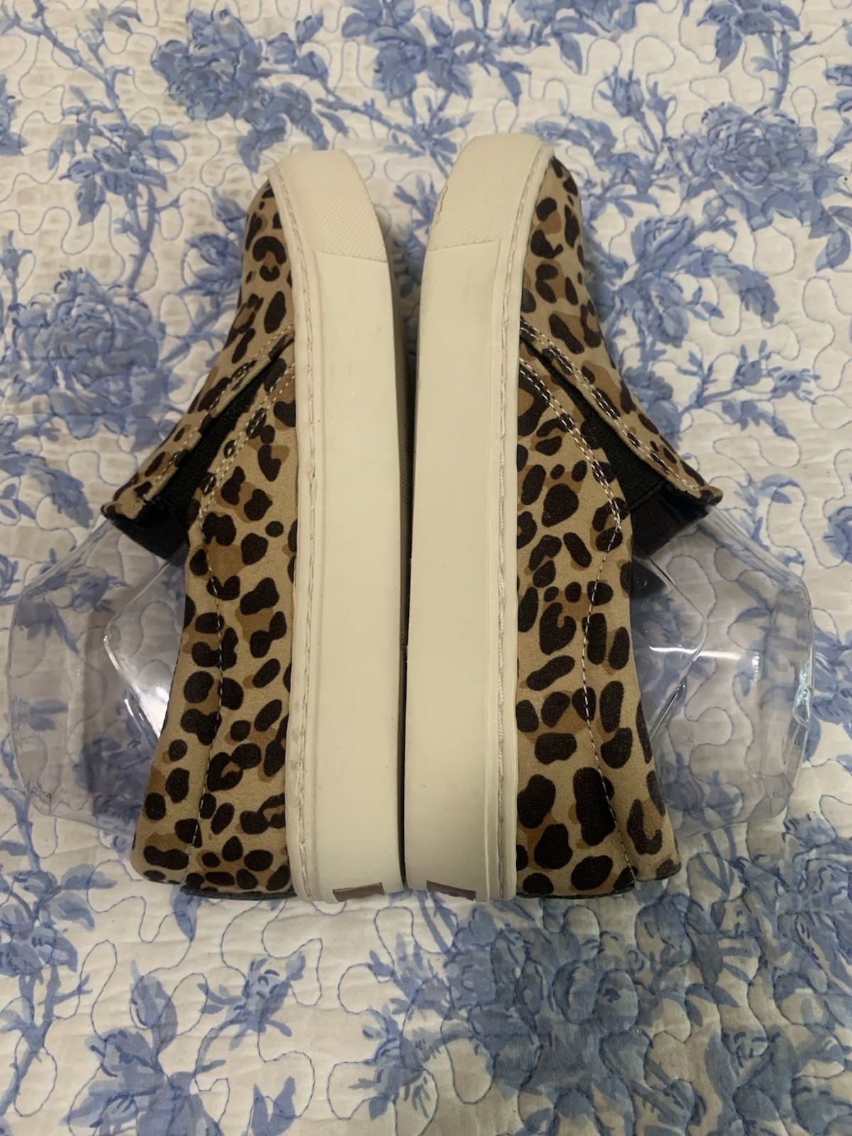 Dr. Scholl’s Be Free Energy Tech Leopard Slip-On Zipper Comfort Shoes Women 6 M