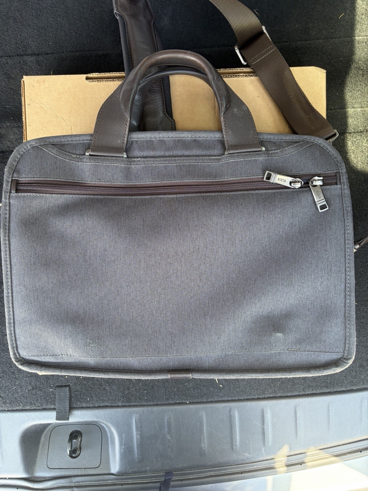 Tumi Alpha Laptop Briefcase 15-inch grey