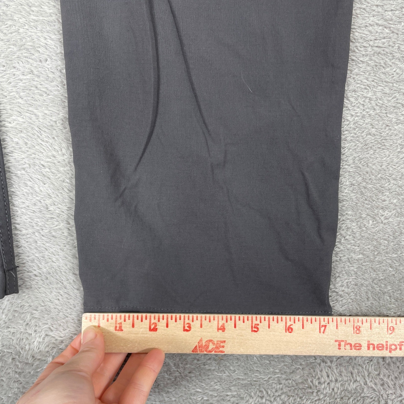 Toad&Co Rover 5 Pocket Lean Pant Mens 33×30 Grey Stretch Hiking Travel Gorpcore