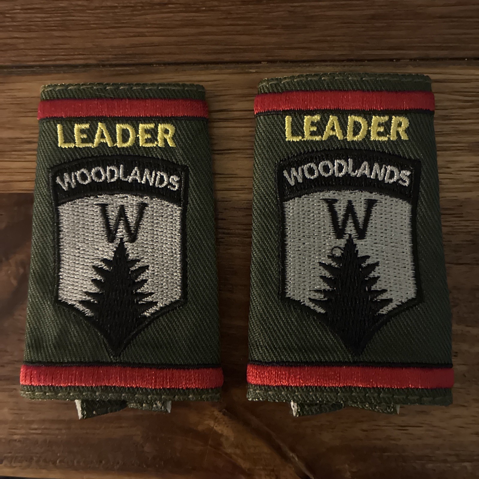 Trail Life USA Woodlands Trail Troop Leader Adult Shoulder Loops Uniform