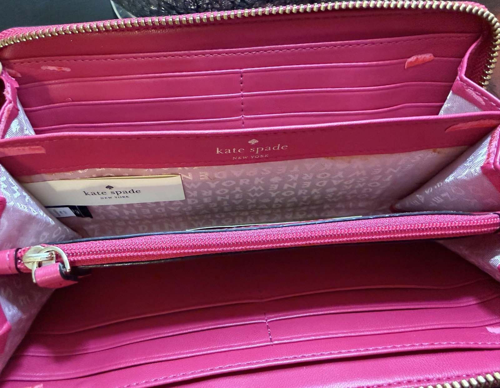 Kate Spade Neda Grove Street Leather Full Zip Around Wallet