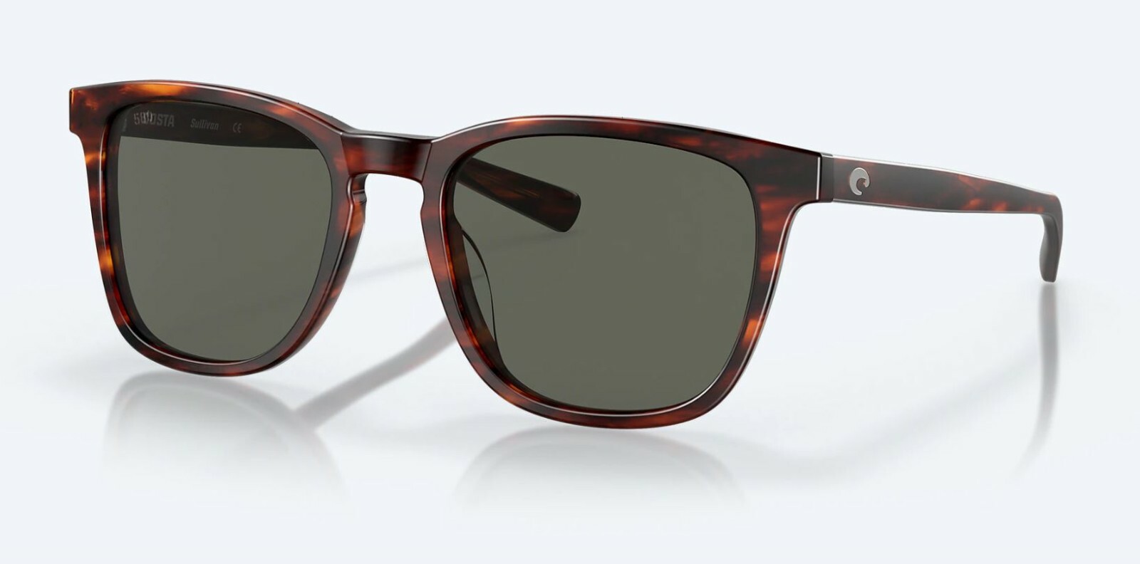 Costa Del Mar Sullivan Matte Tortoise / Gray Polarized Glass 580G – NEW