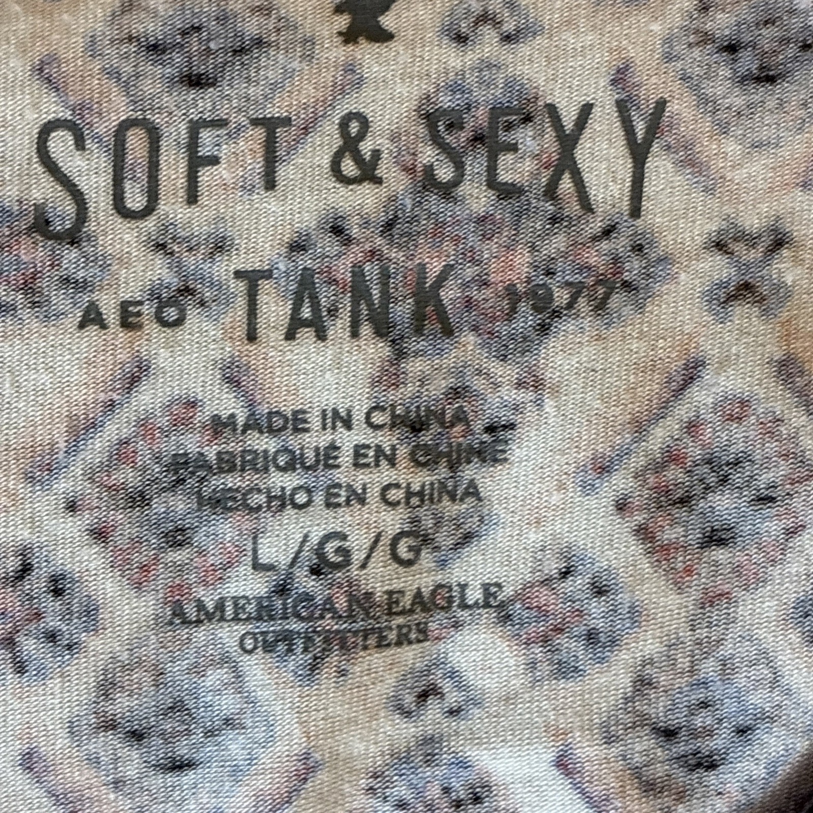 American Eagle Woman’s Size Large soft & sexy tank top shirt cami