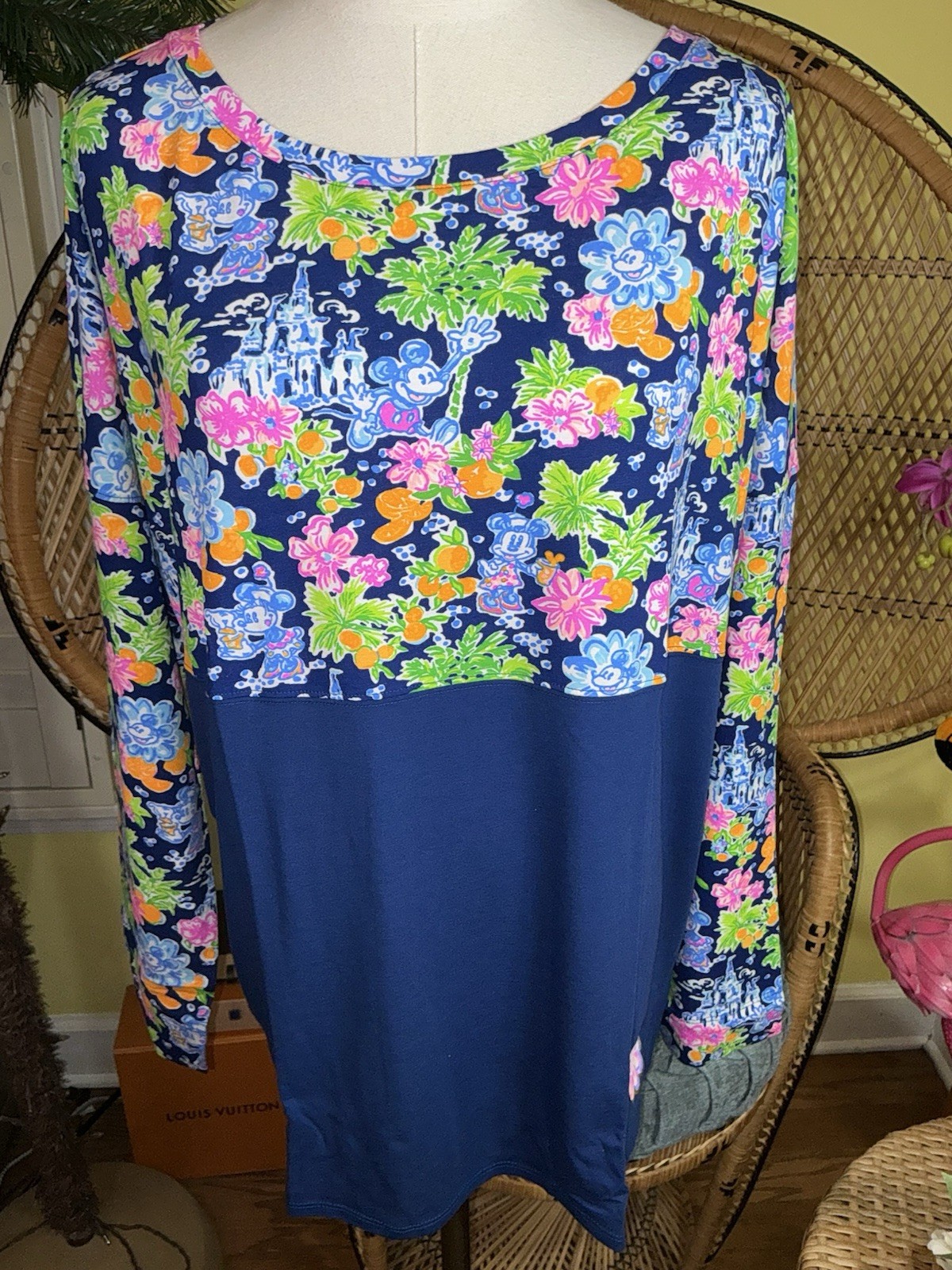 Lilly Pulitzer NWT Finn Top Lilly Loves Disney Size L,XL