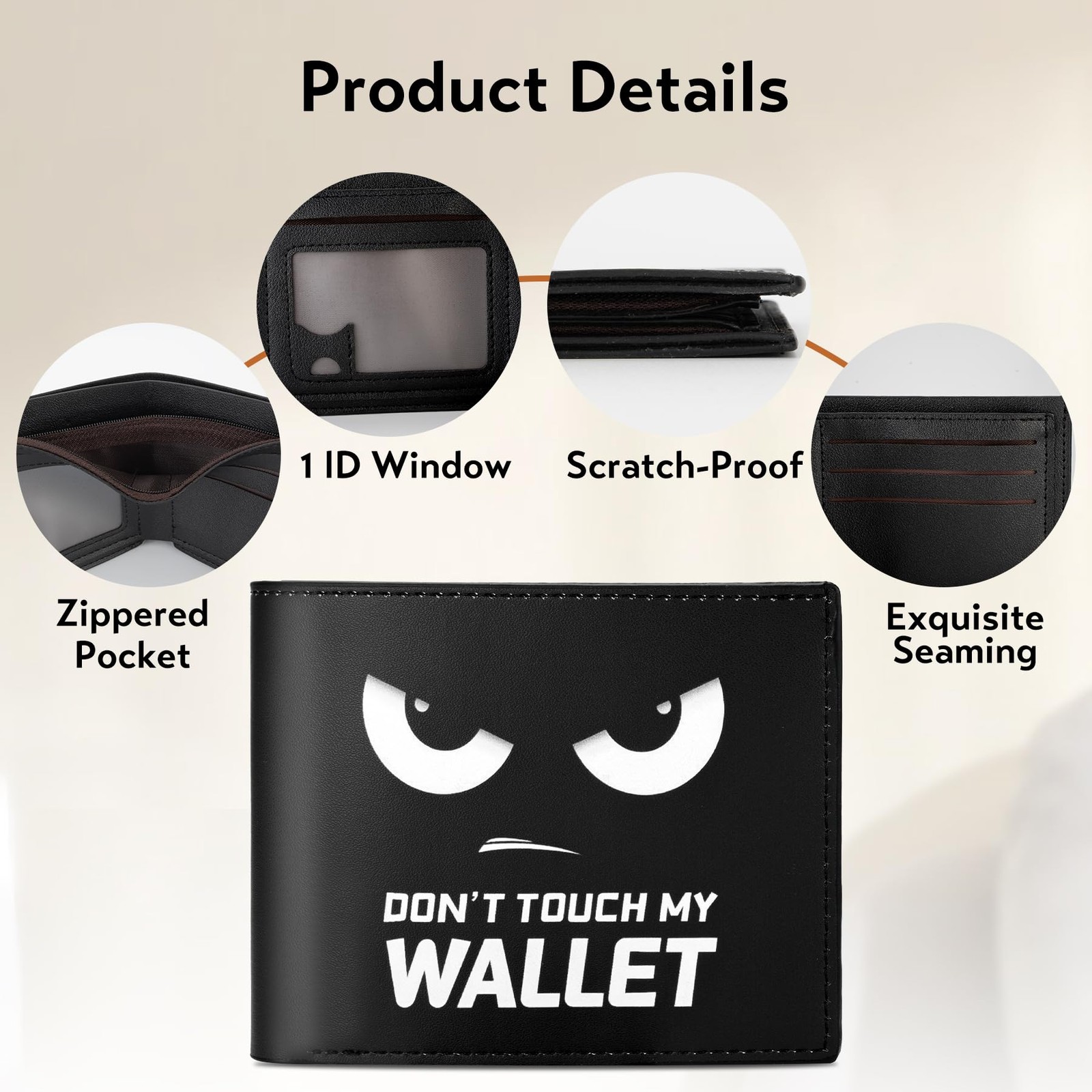 Fonwill Teen Boys Wallet, Birthday Gift for 5 6 7 8 9 10 11 12 Don’ttouch