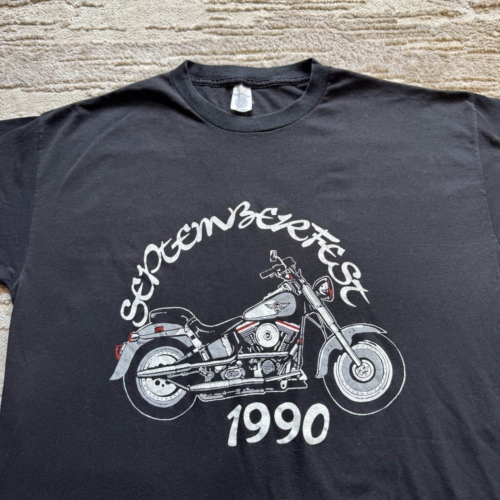Vintage 90s Septemberfest Bike Ralley SVBT Bike Club Tee Men’s XXL USA Biker US