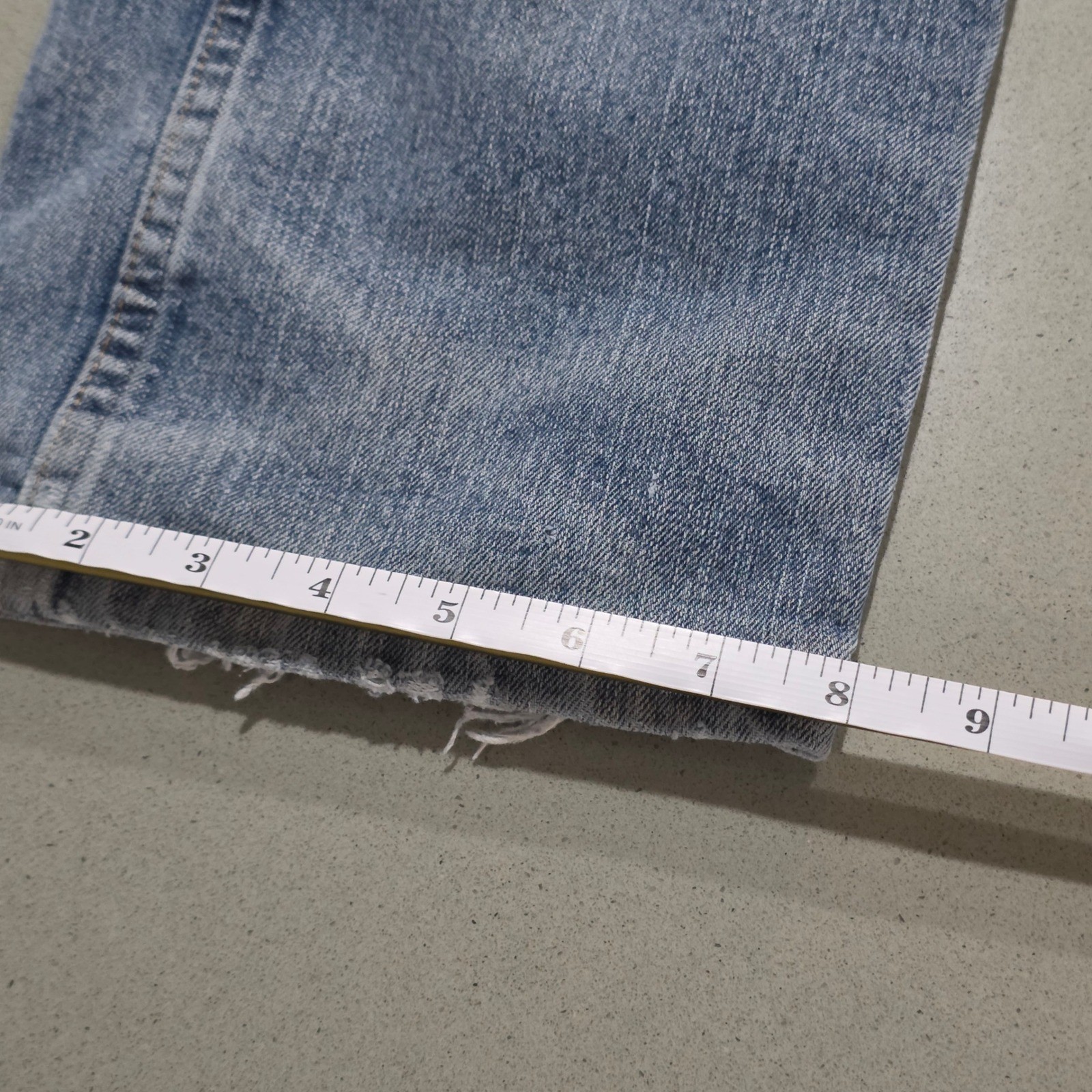 Wrangler 47 Advanced Comfort Mens Distressed Straight Leg Jeans 33×36 47MAAMS