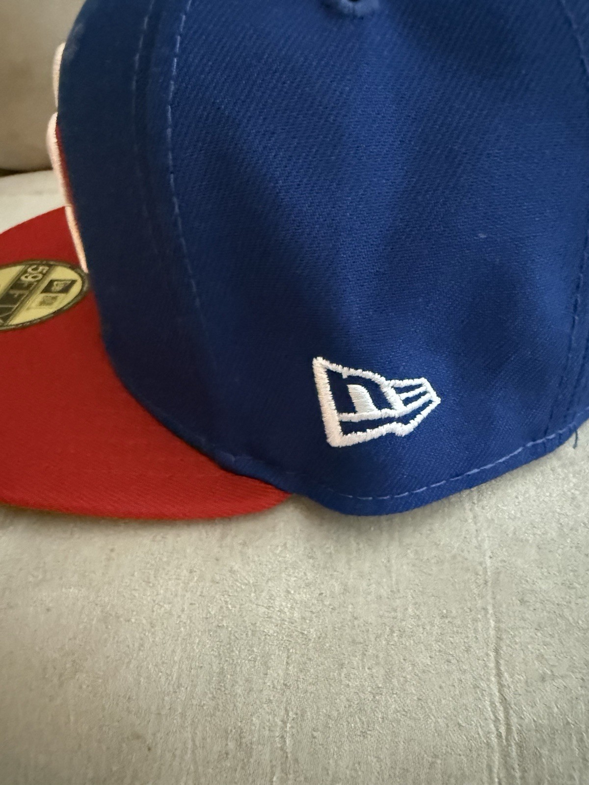 New Era Puerto Rico Flag Colorblock Fitted Baseball Cap Blue/Red/White 7 1/4